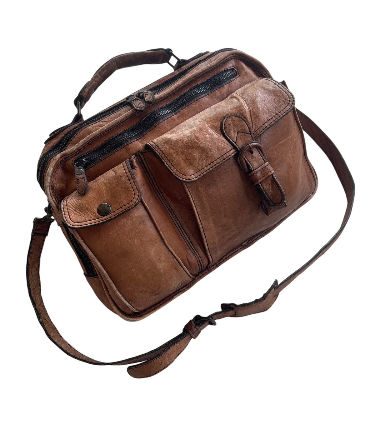 Porter Vintage Porter Yoshida Japan Leather Messenger Bag Size ONE SIZE - 14 Thumbnail