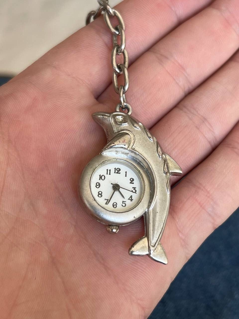 Japanese Brand × Vintage Vintage Delphine 🐬 Japanese style futuristic Steel Watch Size ONE SIZE - 7 Thumbnail