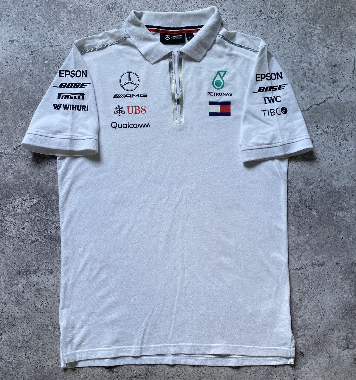 Mercedes-Benz Mercedes AMG Petronas Racing Polo Shirt Formula 1 Racing F1 Size US M / EU 48-50 / 2 - 4 Thumbnail