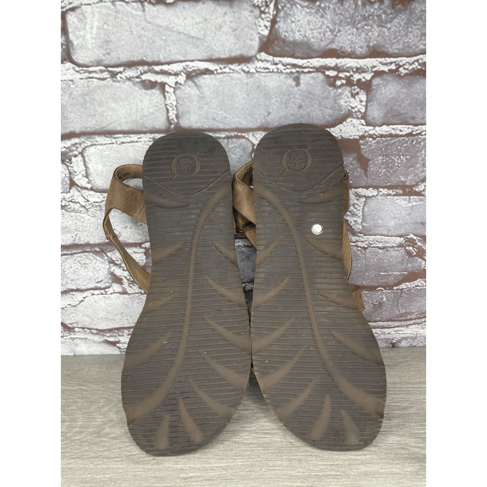 Born Born Handcrafted Brown Leather Strappy Casual Sandals Women’ Size US 10 / IT 40 - 17 Thumbnail