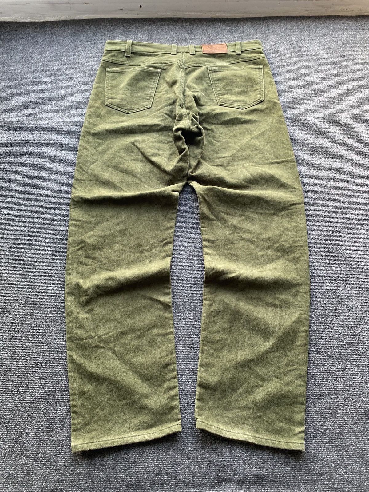 R.M. Williams 🔥Vntg R.M. Williams Heavy Cotton Racing Moto Pants mens 38 Size US 38 / EU 54 - 2 Thumbnail