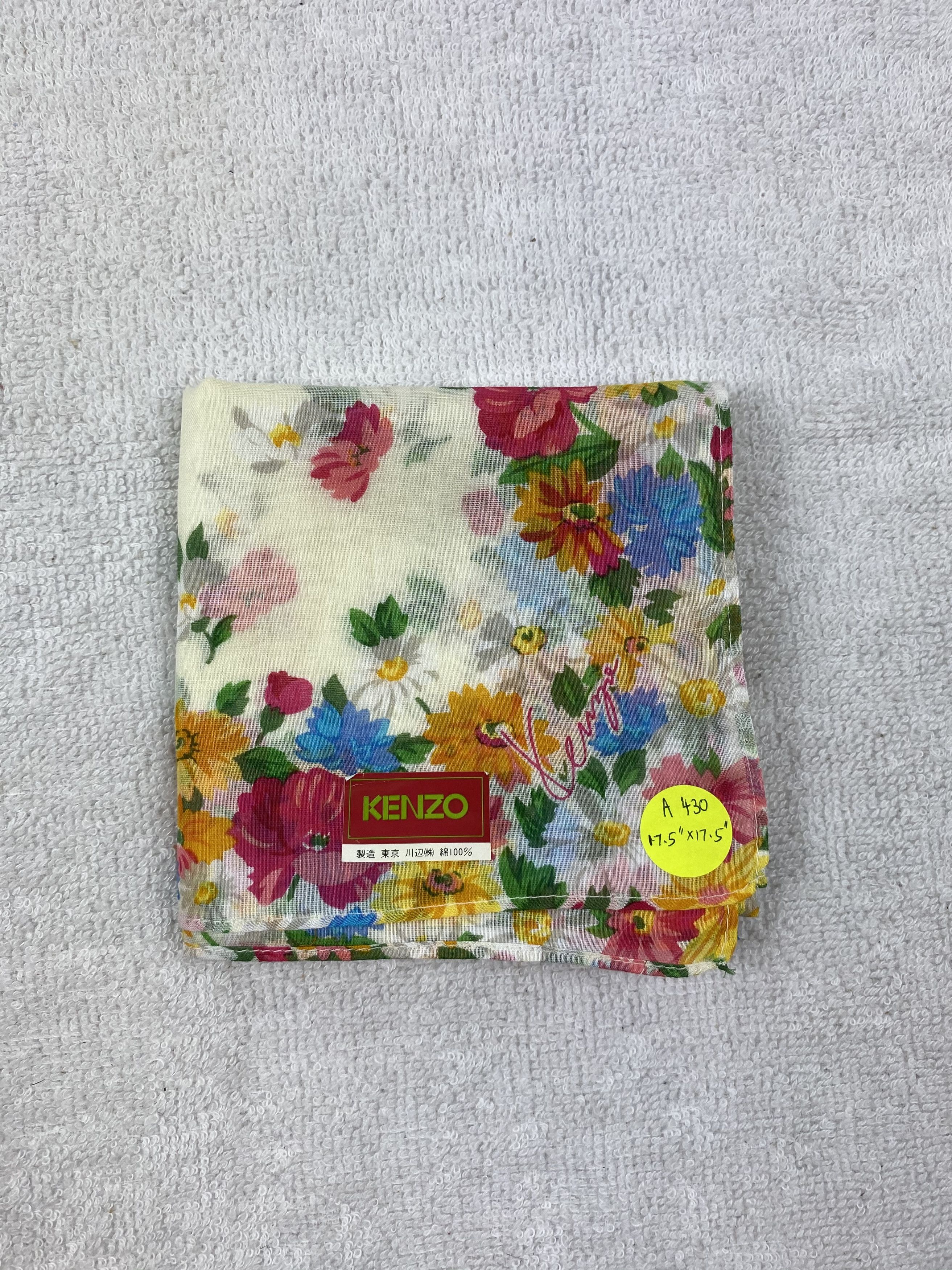 Kenzo × Vintage Kenzo Handkerchief / Bandana / Neckerchief Size ONE SIZE - 7 Thumbnail