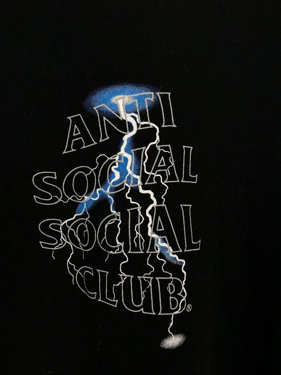 Anti Social Social Club Anti Social Social Club lighting made in USA tee Size US M / EU 48-50 / 2 - 3 Thumbnail