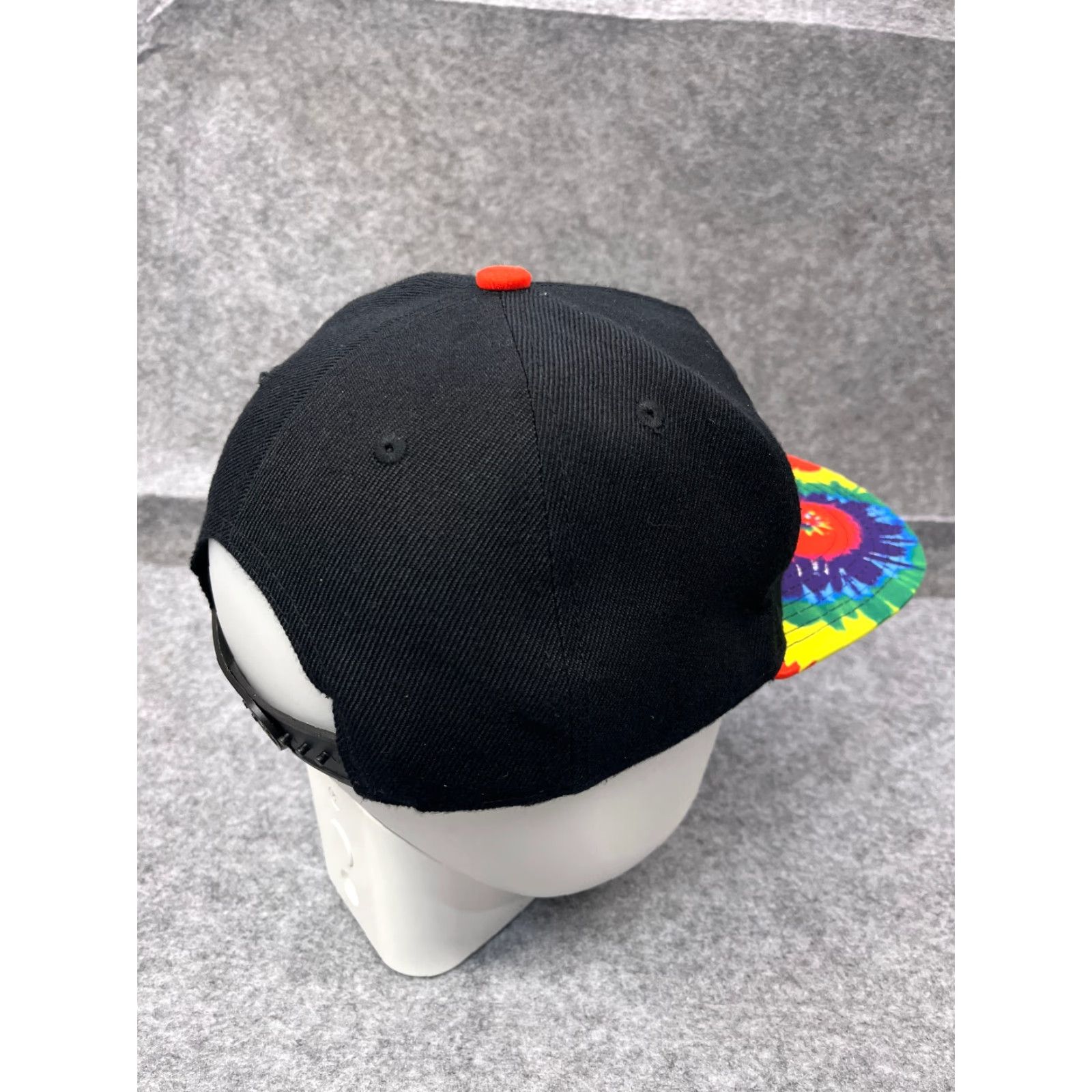 Vintage VINTAGE Batman Six Flags Hat Cap Snap Back Adult One Size Black Tie Dye Cotton Blend Size ONE SIZE - 7 Thumbnail