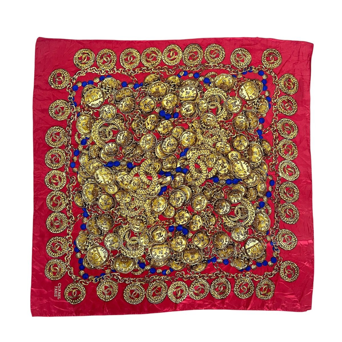 Chanel Chanel silk scarf vintage Size ONE SIZE - 1 Thumbnail