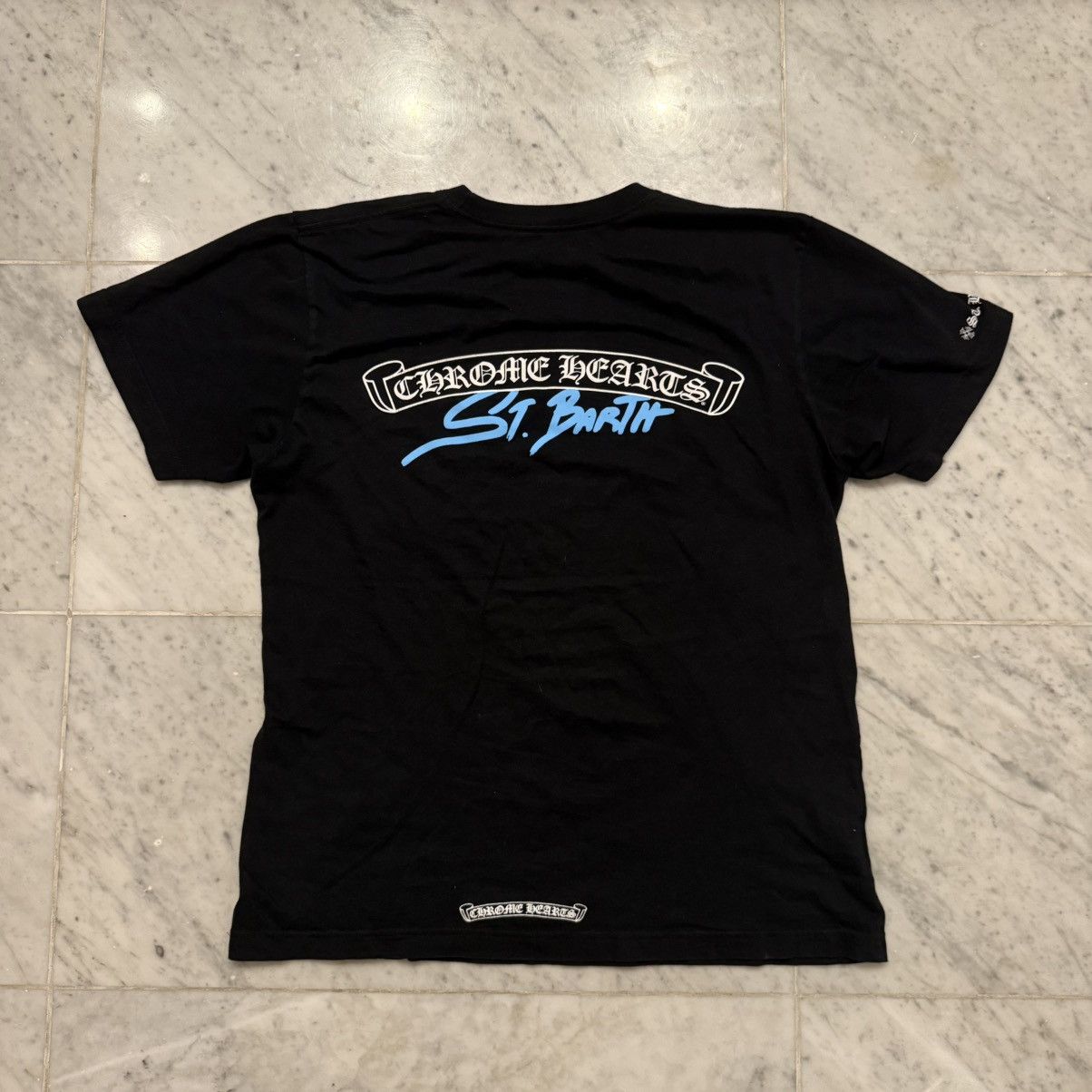CHROME HEARTS T-BAR STAR LOGO Tシャツ CHROME HEARTS クロムハーツ OLD T-BAR STAR LOGO ティーバー