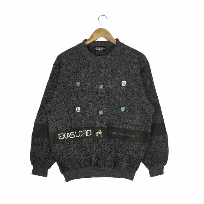 Vintage Vtg EXASLORD Dog Cartoon Sweater Sweatshirt Pullover Size M / US 6-8 / IT 42-44 - 1 Thumbnail
