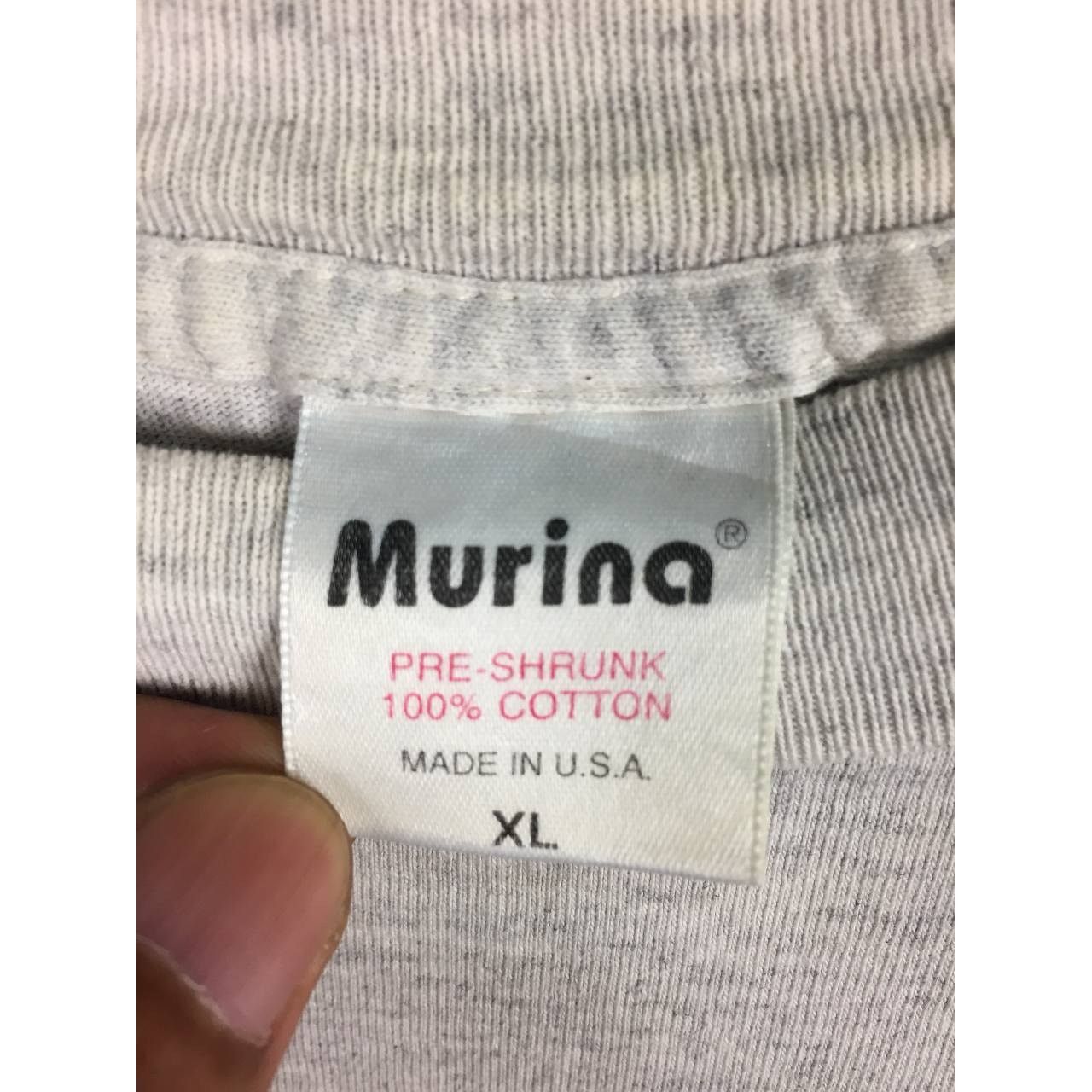 Vintage Vtg 90s Murina Shadow Of A Trout Made In Usa Tee Size US XL / EU 56 / 4 - 18 Thumbnail