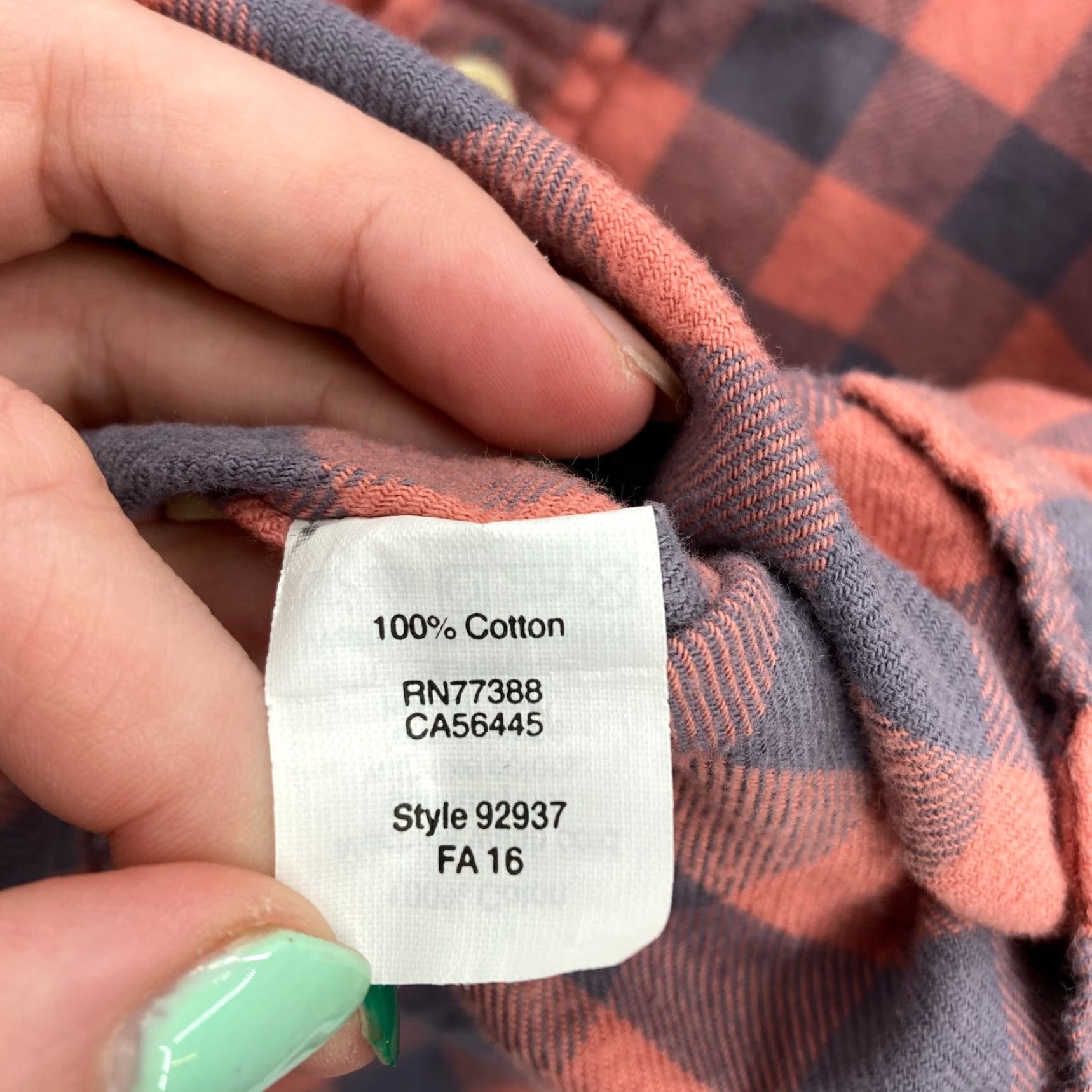 J.Crew J.CREW Flannel Shirt Mens M Slim Red Gingham Plaid Button Up Camp Hike Shirt Mens Size US M / EU 48-50 / 2 - 6 Thumbnail