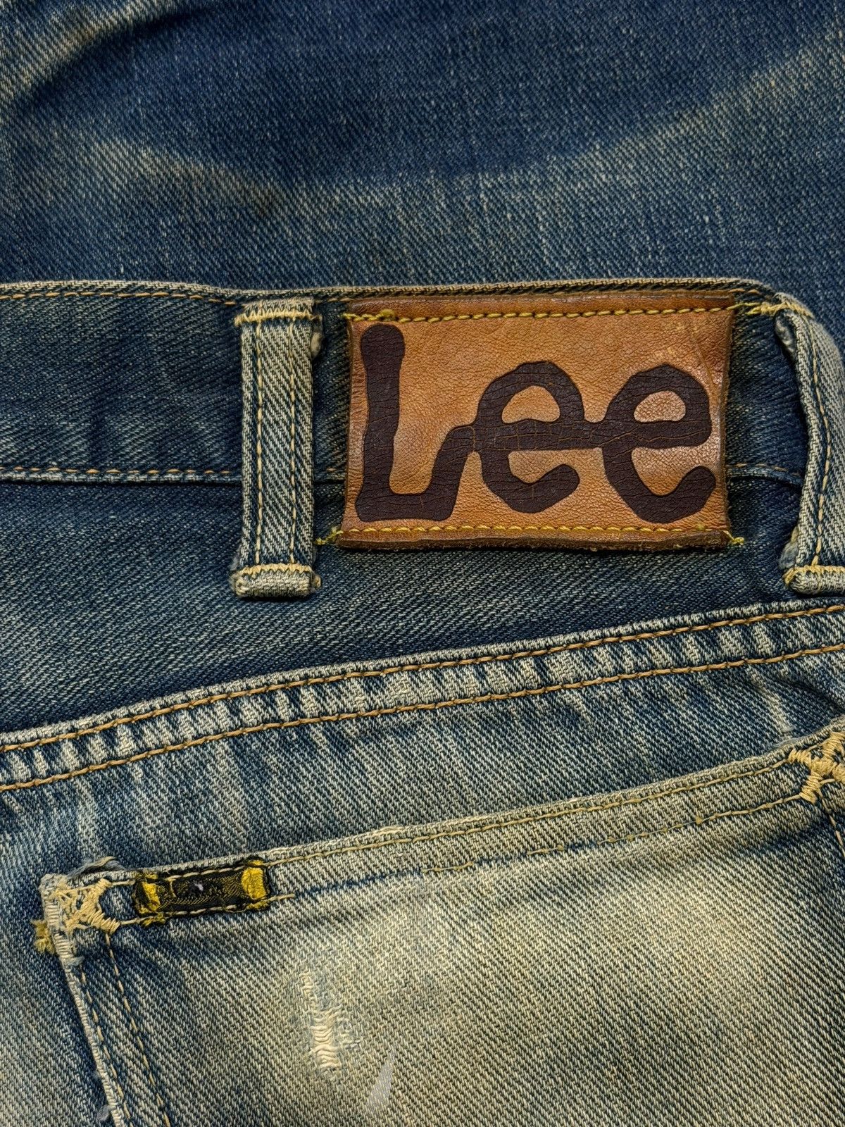 Lee Vintage Lee Union Made Lot 4101 Half Selvedge Japanese Denim Size US 31 - 16 Thumbnail