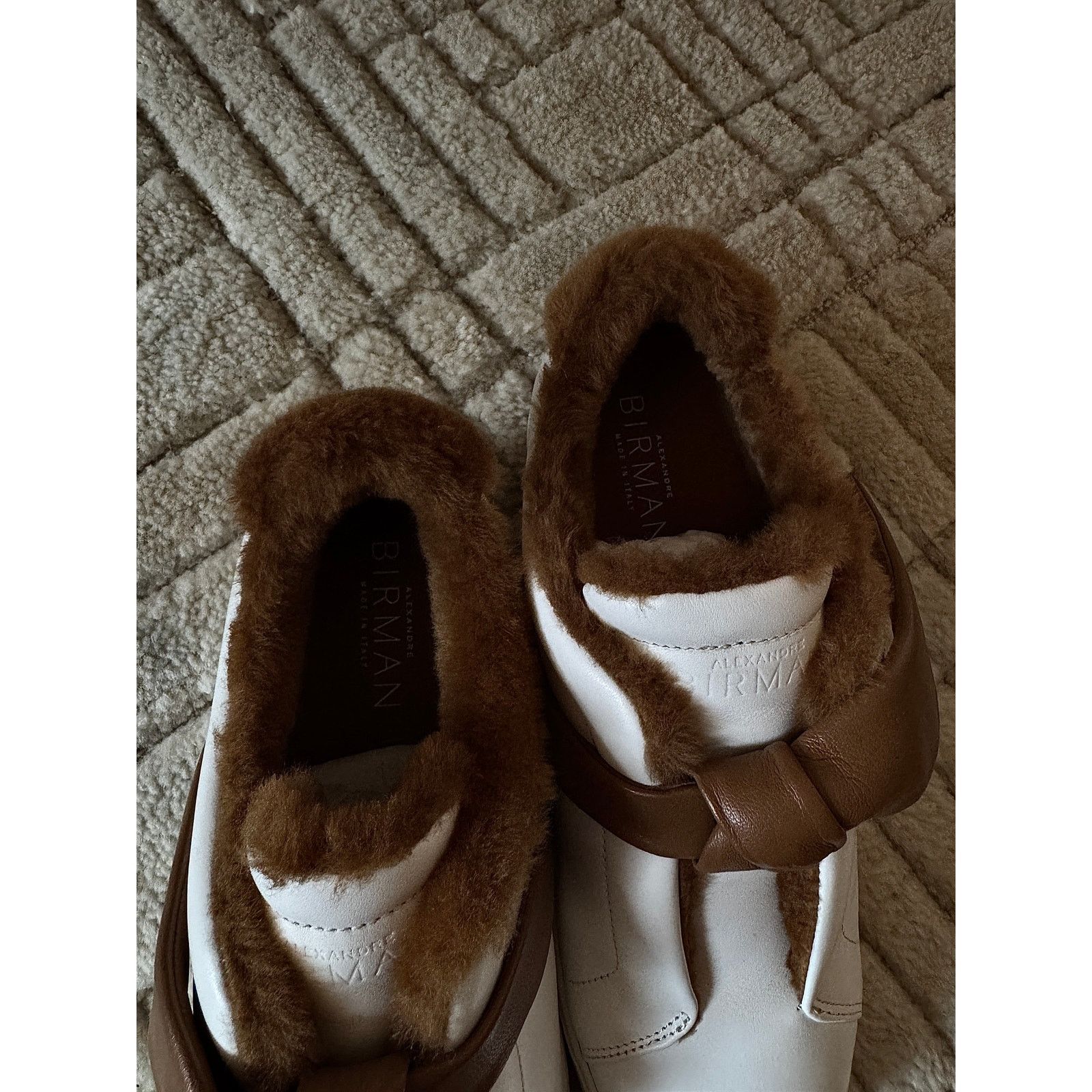 Alexandre Birman Alexandre Birman Clarita Sneaker Shearling Cognac Size US 11 / EU 44 - 3 Thumbnail