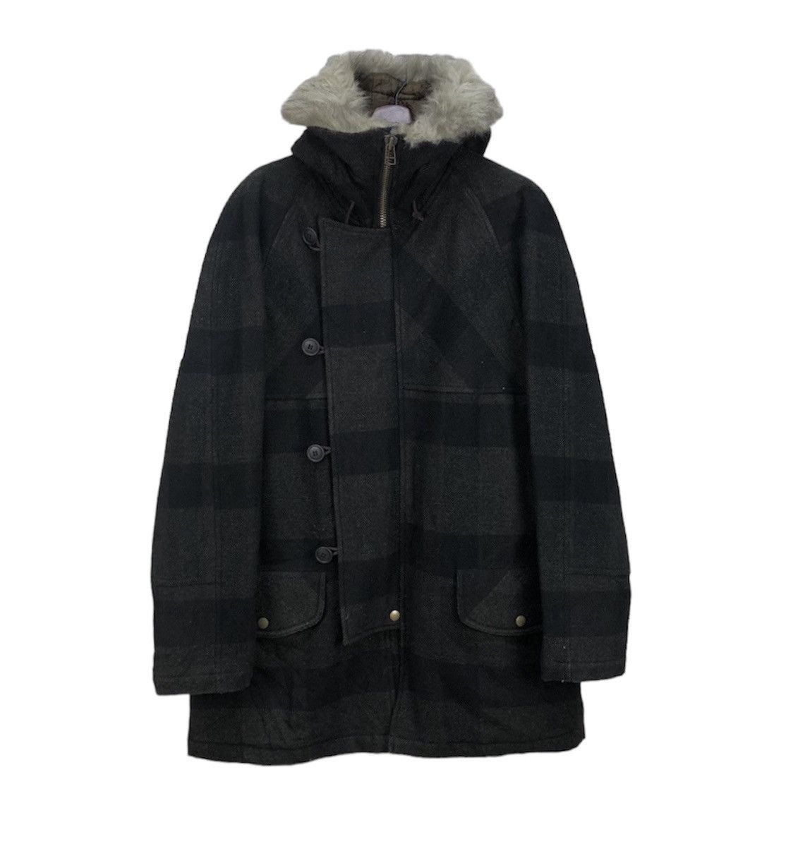 Hysteric Glamour × Le Grande Bleu (L.G.B.) × Takeo Kikuchi Takeo Kikuchi Plaid Parka Jacket Size US M / EU 48-50 / 2 - 1 Thumbnail
