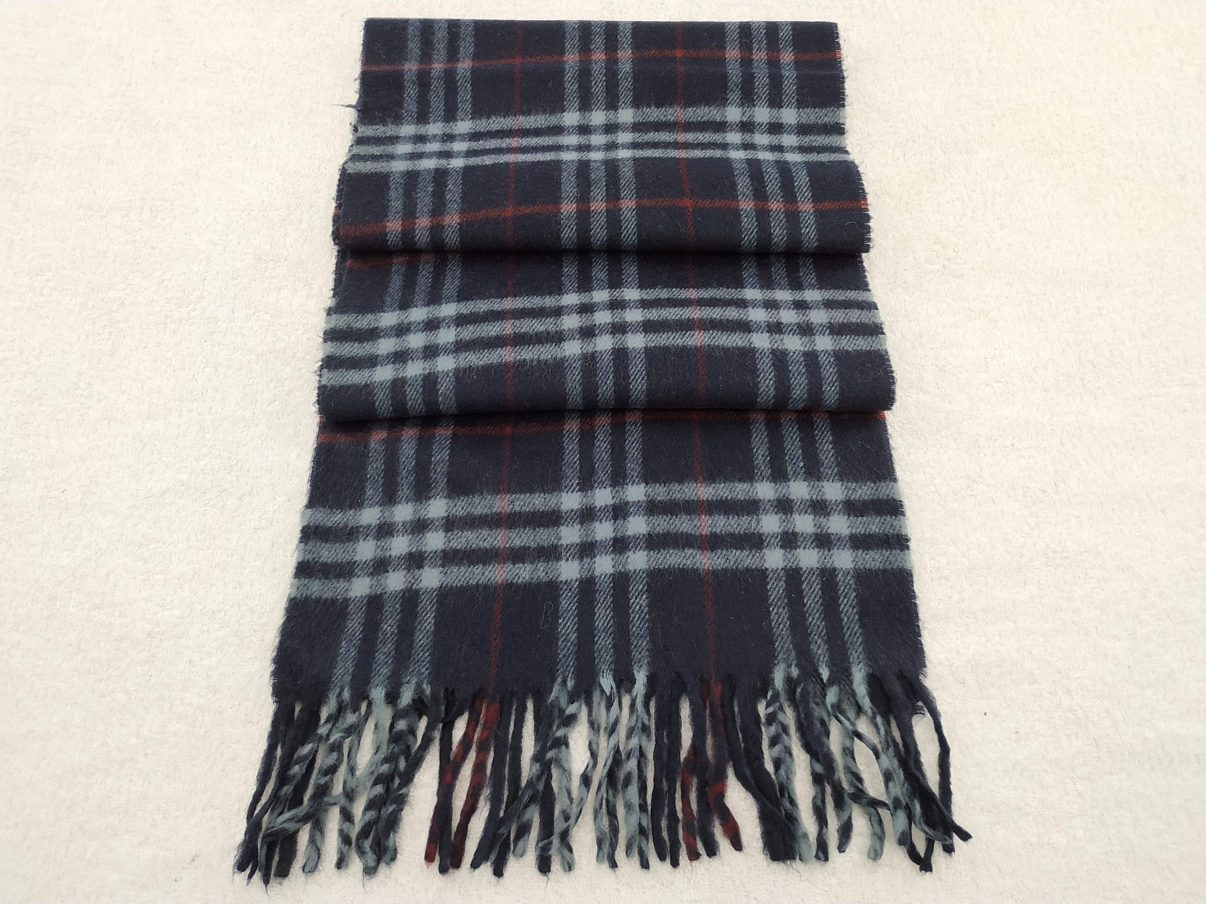 Burberry × Vintage Burberry Scarf / Muffler / Neckwear - WW225 Size ONE SIZE - 5 Thumbnail