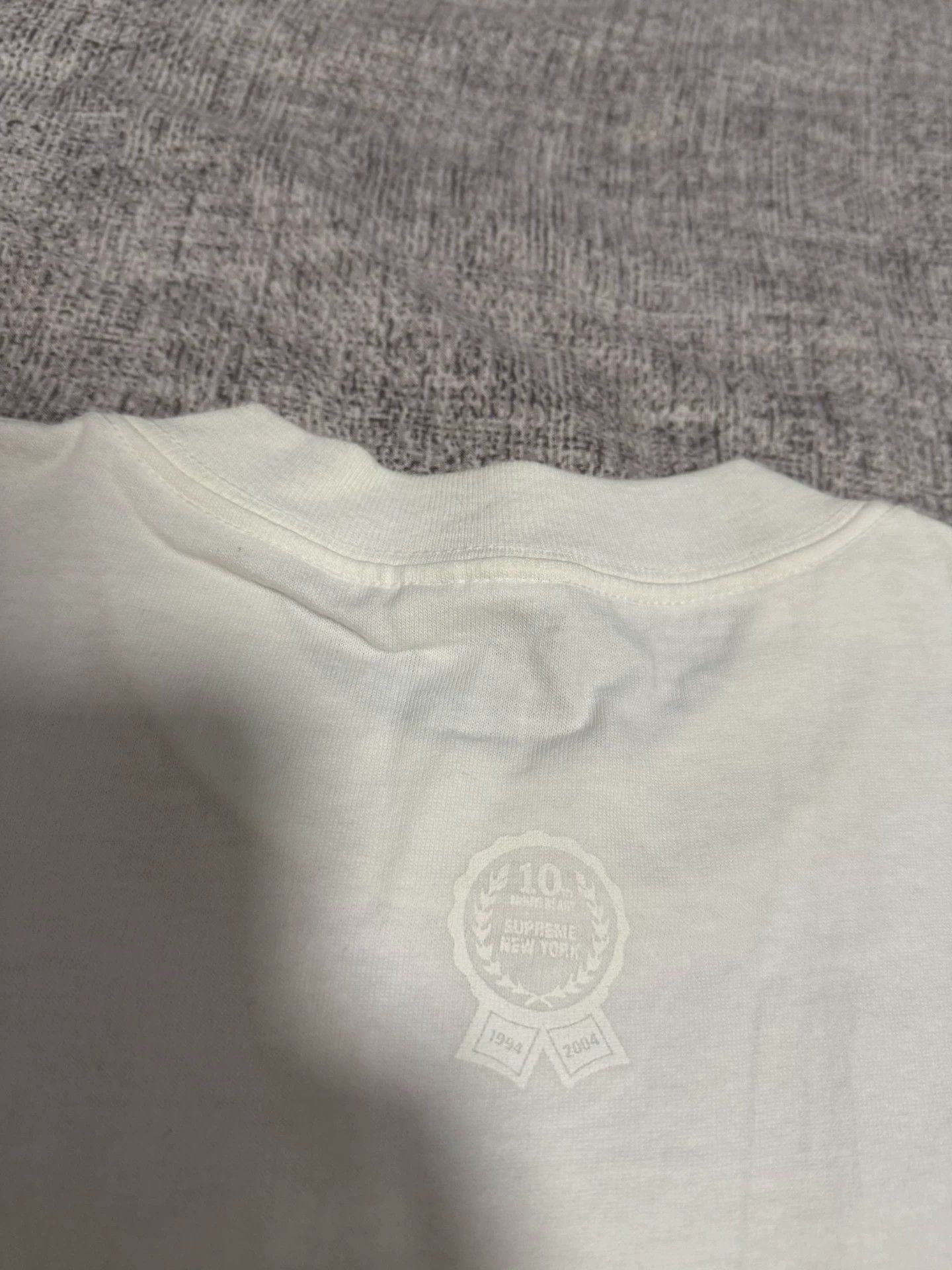 Supreme Supreme 04 Kate Moss 10th Anniv Box Logo Tee L NM Size US L / EU 52-54 / 3 - 4 Thumbnail