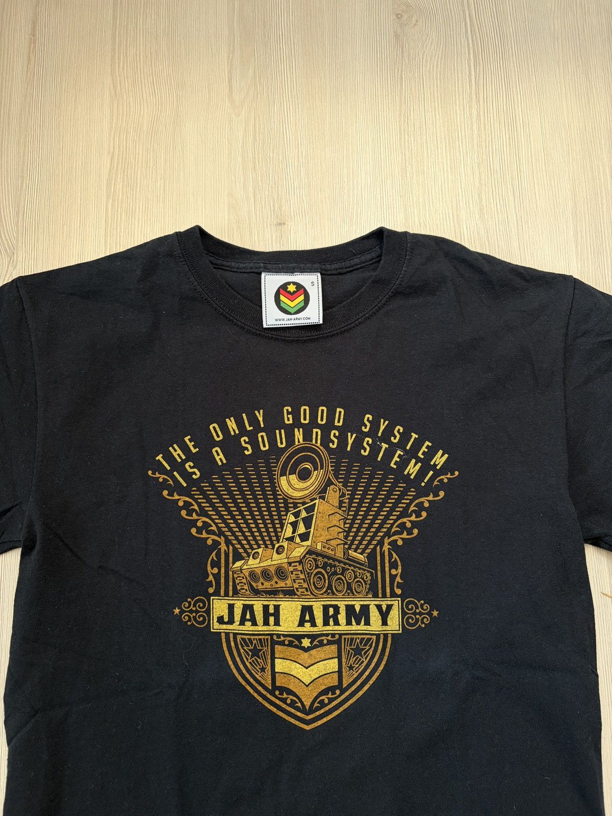 Vintage Jah Army Rastafari Rasta T-shirt Size US S / EU 44-46 / 1 - 2 Thumbnail