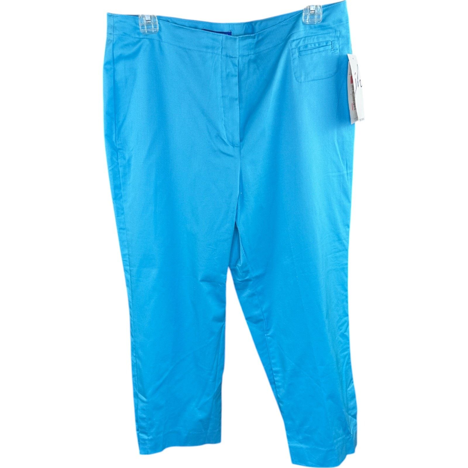 JH Collectibles JH Collectibles Stretch Pants Women’s 14 Blue Capris NWT Size 36" / US 14 / IT 50 - 10 Thumbnail