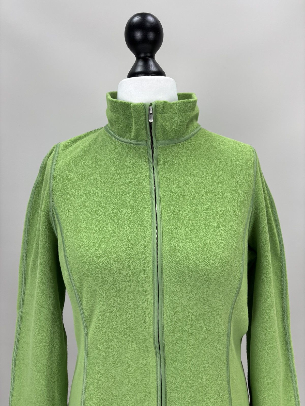 Frauenschuh Womens fleece jacket Frauenschuh Size L/XL Color Green Size XL / US 12-14 / IT 48-50 - 3 Thumbnail