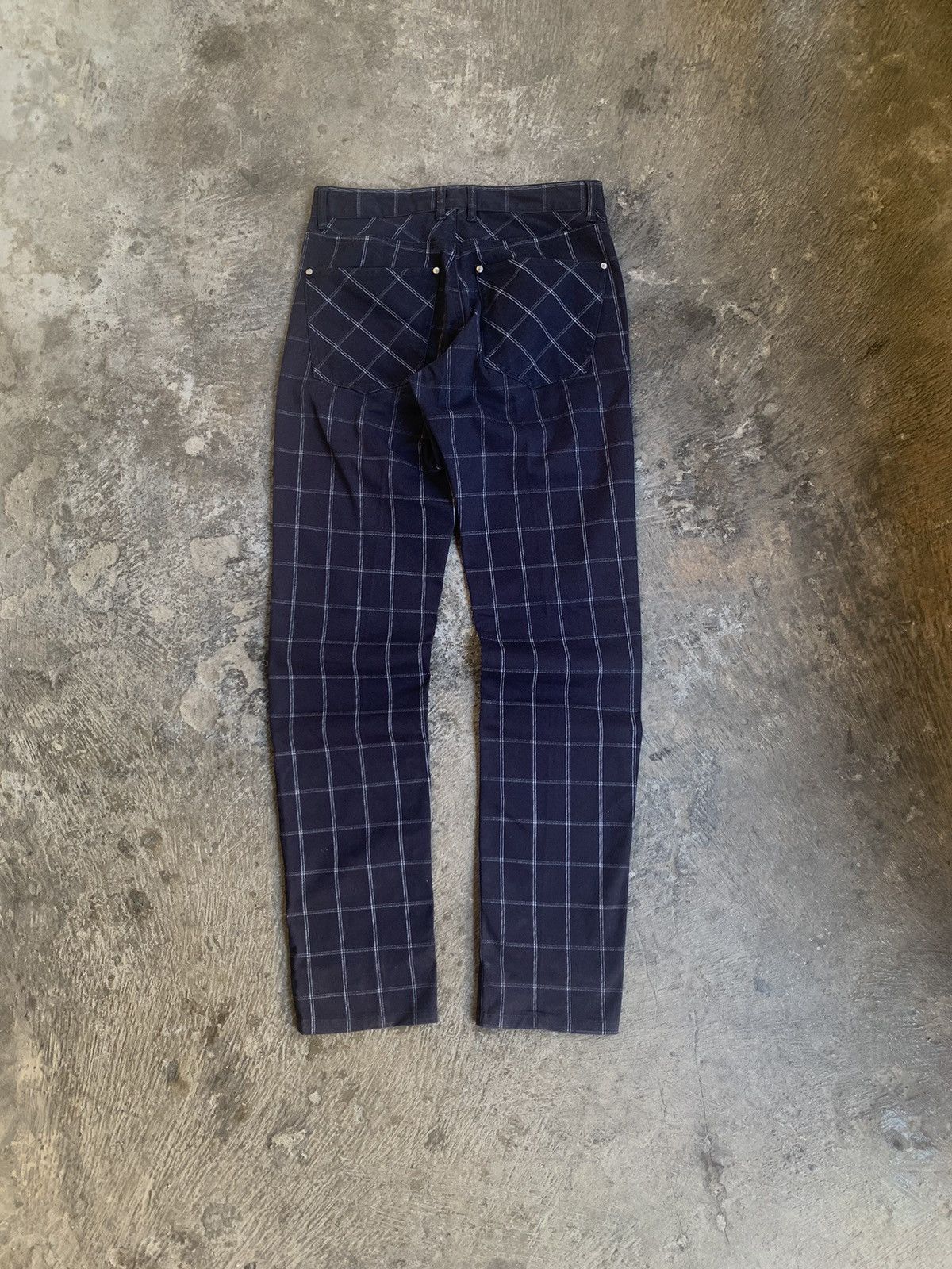 semantic design Dark plaid pants 光沢 semanticdesign Semantic Design Japan Plaid Tartan Punk Pants | Grailed