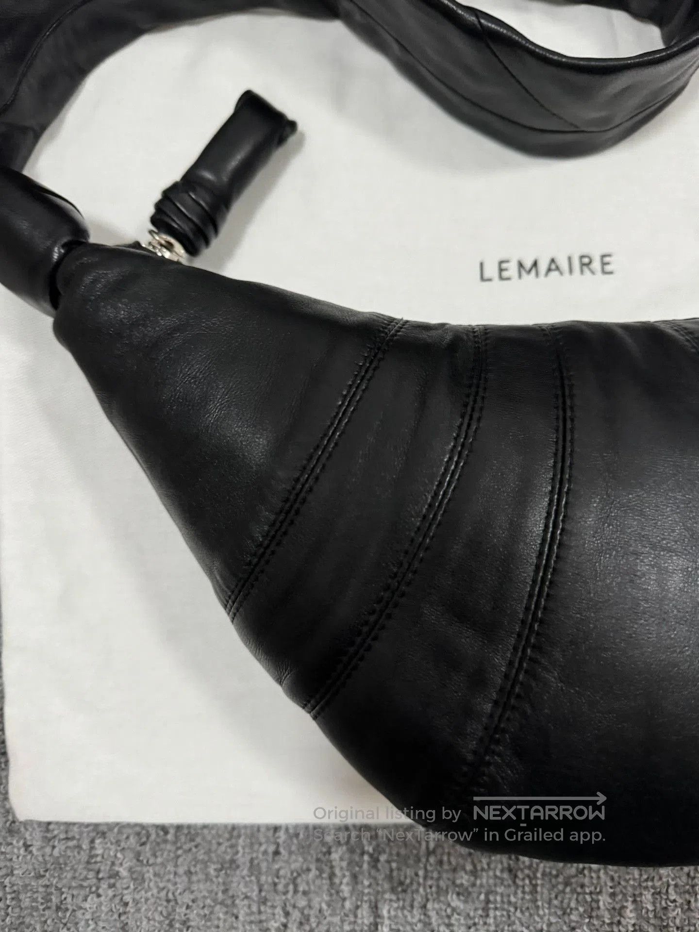 Lemaire Black Lemaire Small Horn Bag. Size ONE SIZE - 2 Thumbnail