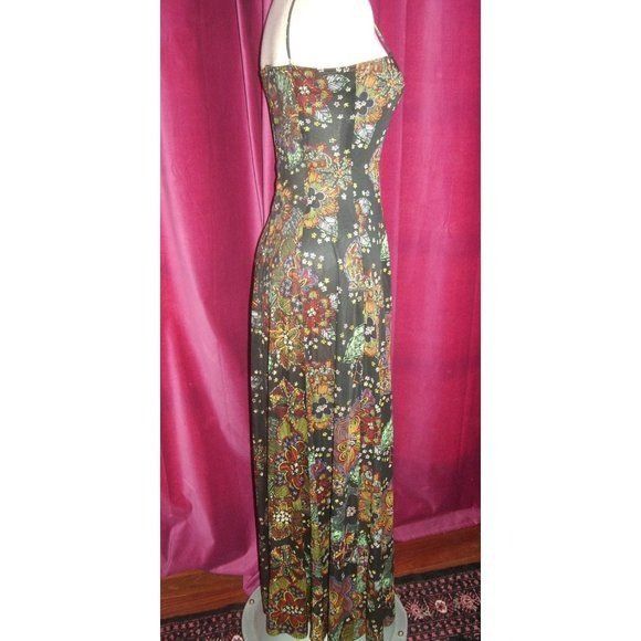 Other 1970' Vintage Full Length wJacket Beautiful Black floral Pr Size S / US 4 / IT 40 - 3 Thumbnail