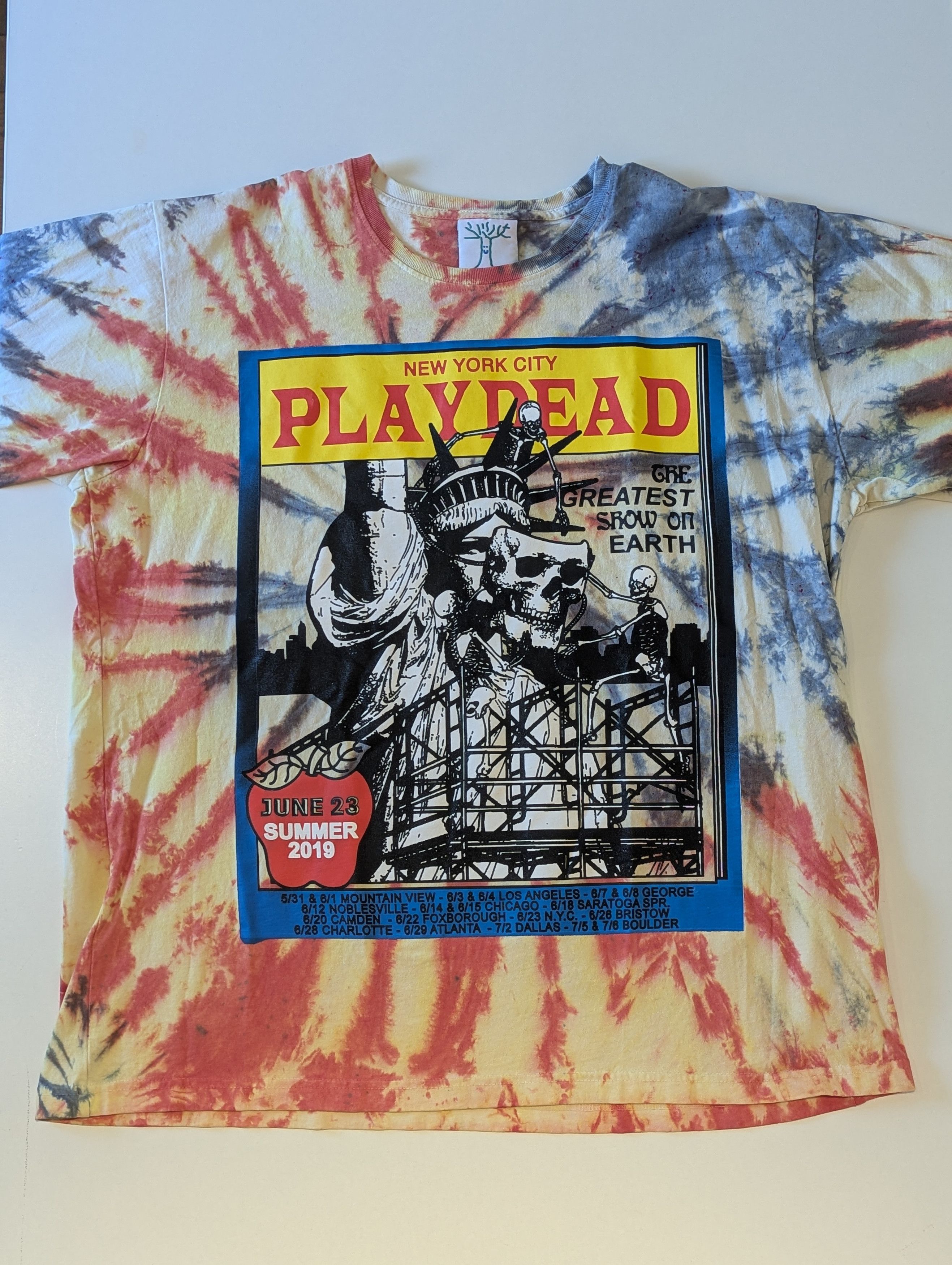 Online Ceramics Online Ceramics x Dead & Co Summer Tour T-Shirt Size US XXL / EU 58 / 5 - 1 Thumbnail