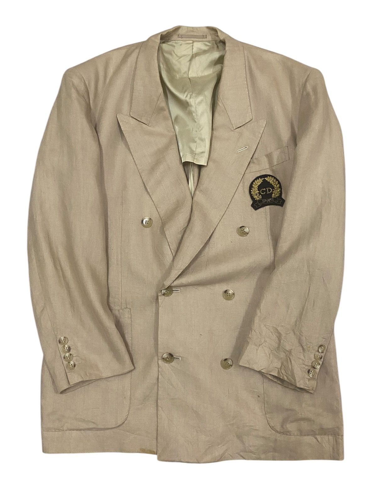 Christian Dior Monsieur Vtg Christian Dior Blazer Size 40L - 2 Thumbnail
