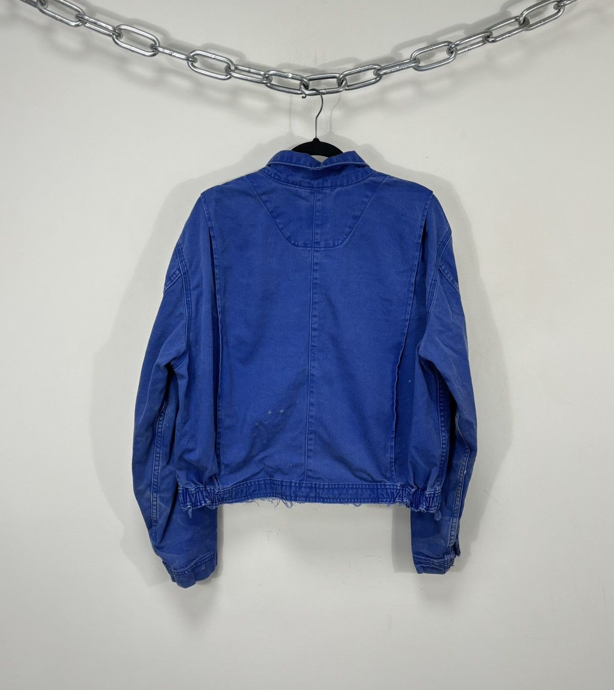 Carhartt Vintage Carhartt Flame Resistant Blue Boxy Cropped Jacket Size US L / EU 52-54 / 3 - 2 Thumbnail