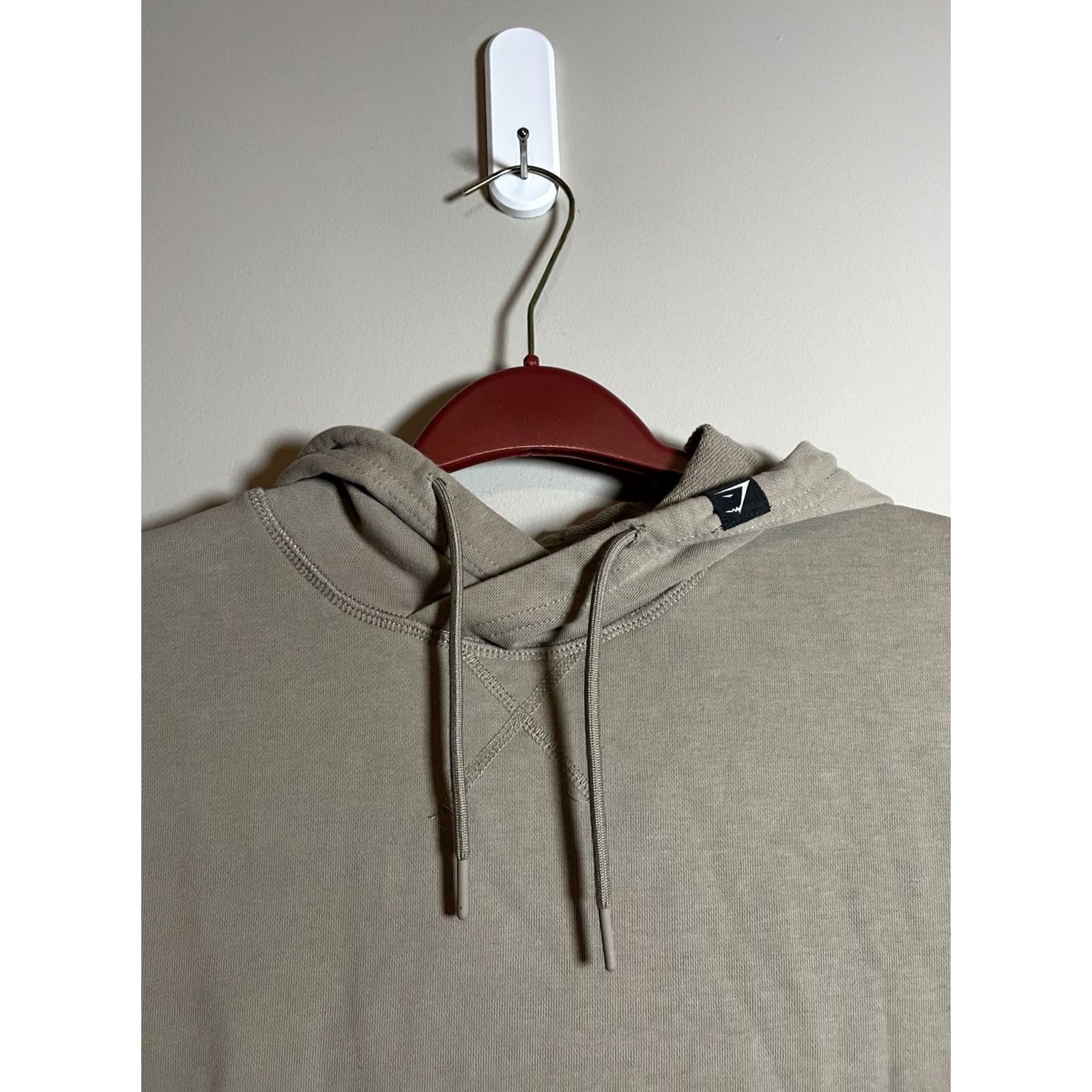 Gymshark VINTAGE Gymshark Hoodie Mens L Beige Pullover C469 Size US L / EU 52-54 / 3 - 2 Thumbnail