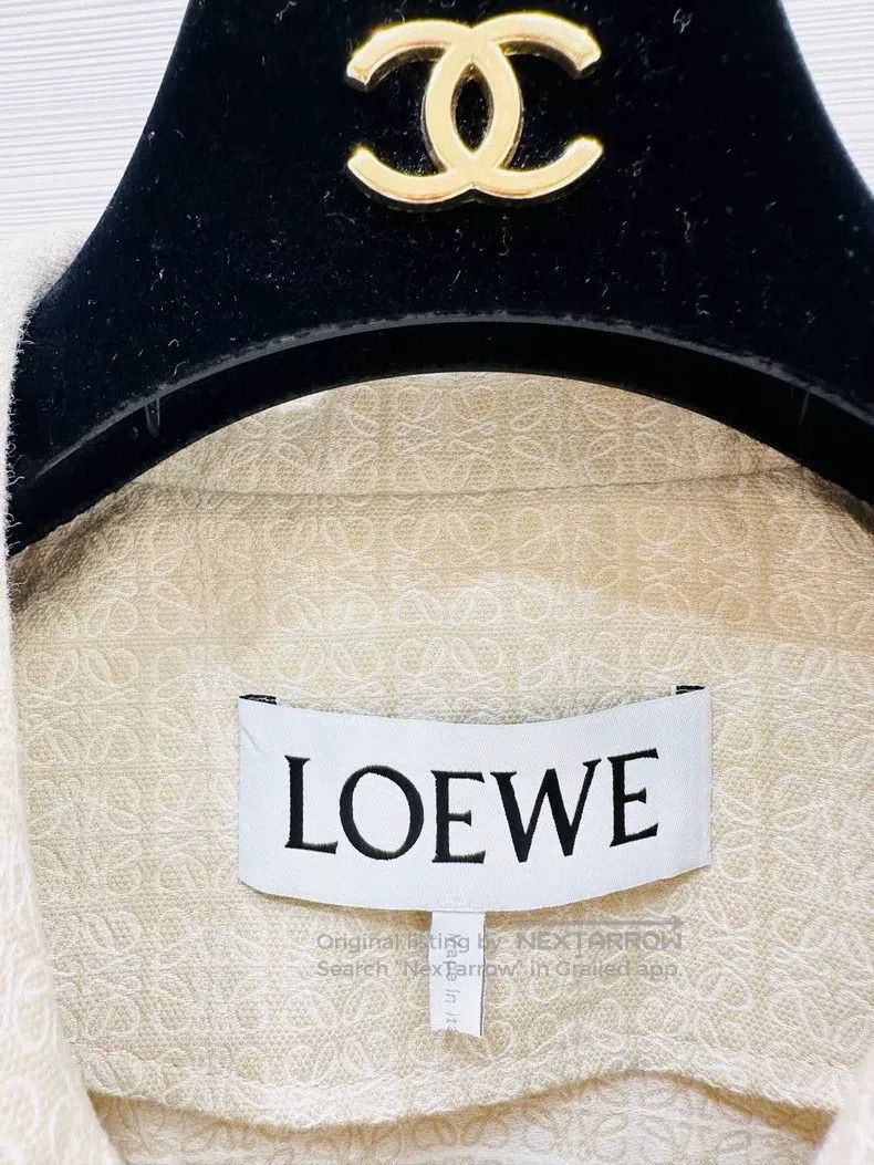 Loewe Loewe Beige full print leather pocket jacket Size XS / US 0-2 / IT 36-38 - 2 Thumbnail
