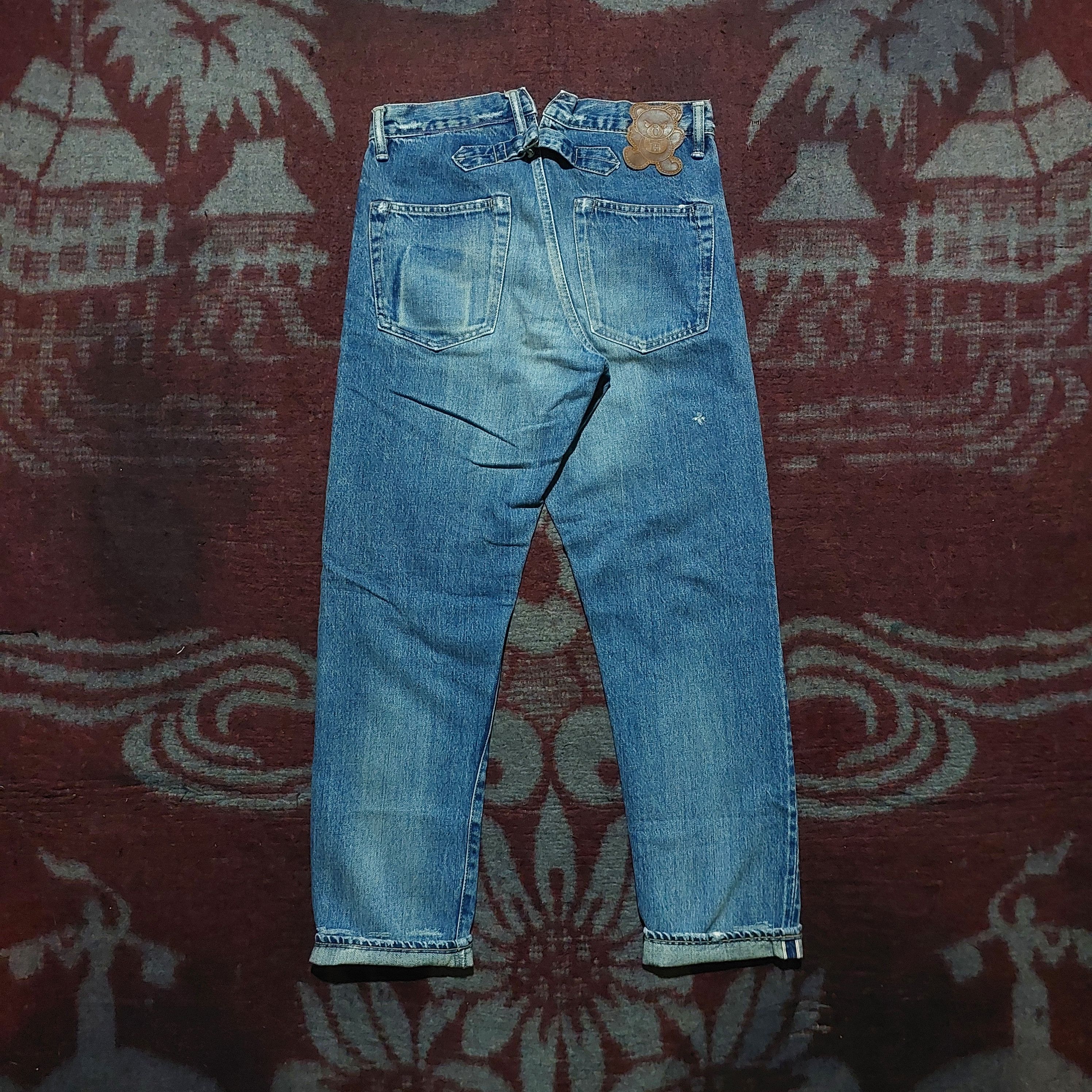 Hysteric Glamour Hysteric Glamour japanese buckle back selvedge blue denim Size US 28 / EU 44 - 3 Thumbnail