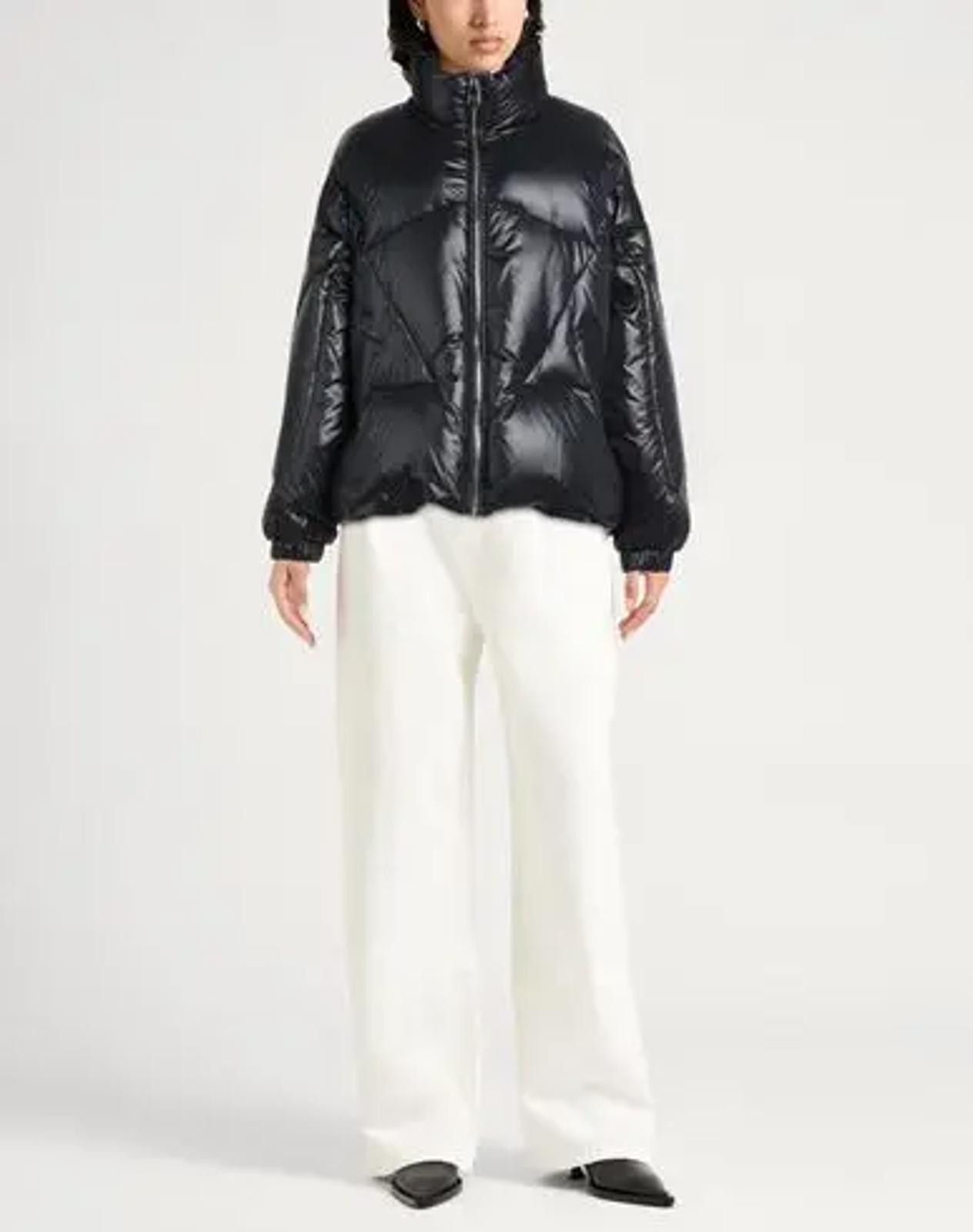Khrisjoy Khrisjoy Black MoonShiny Puffer Crop Jacket, SzS, Ret.$1,999 Size S / US 4 / IT 40 - 6 Thumbnail