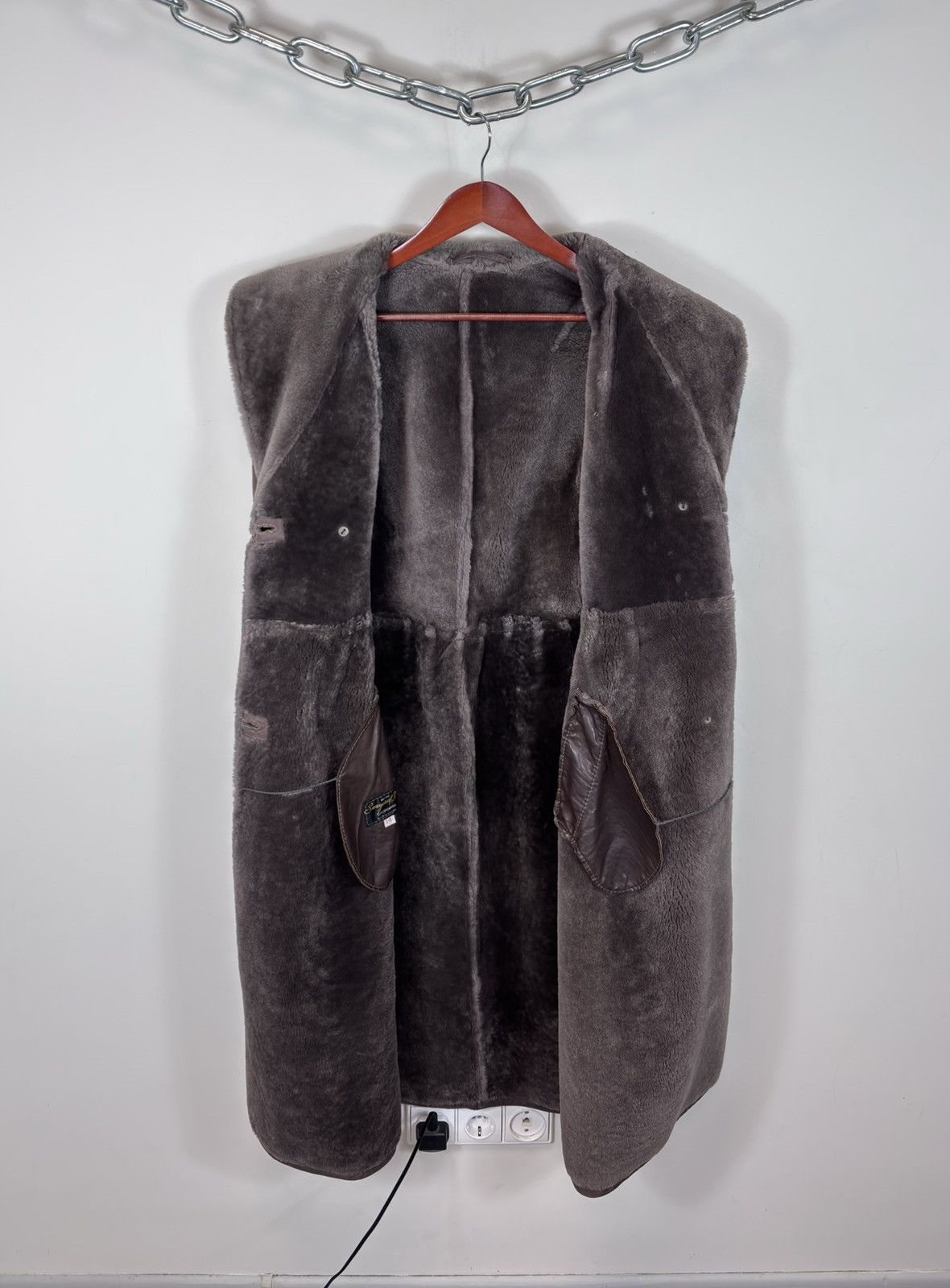 Sawyer of Napa Vintage Sawyer Of Napa Women’s Shearling Sheepskin Coat Size XL / US 12-14 / IT 48-50 - 2 Thumbnail