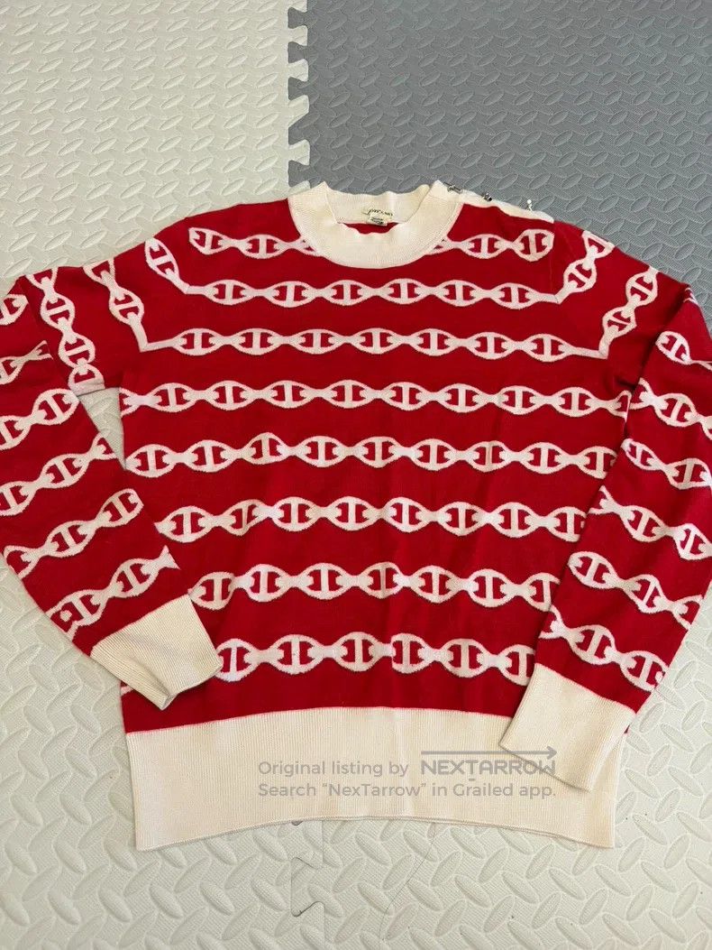 Other Hermes Red Pig Nose Sweater Size XS / US 0-2 / IT 36-38 - 1 Thumbnail