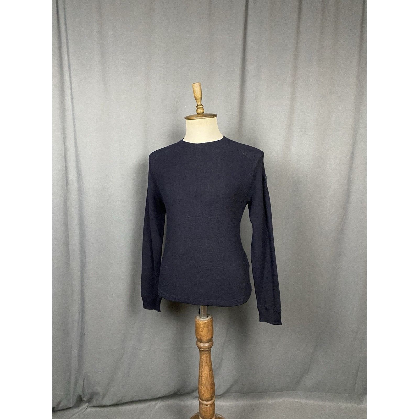 Moncler MINT! Moncler Men's Blue Cotton Cashmere Knitted Crewneck Sw Size US S / EU 44-46 / 1 - 4 Thumbnail