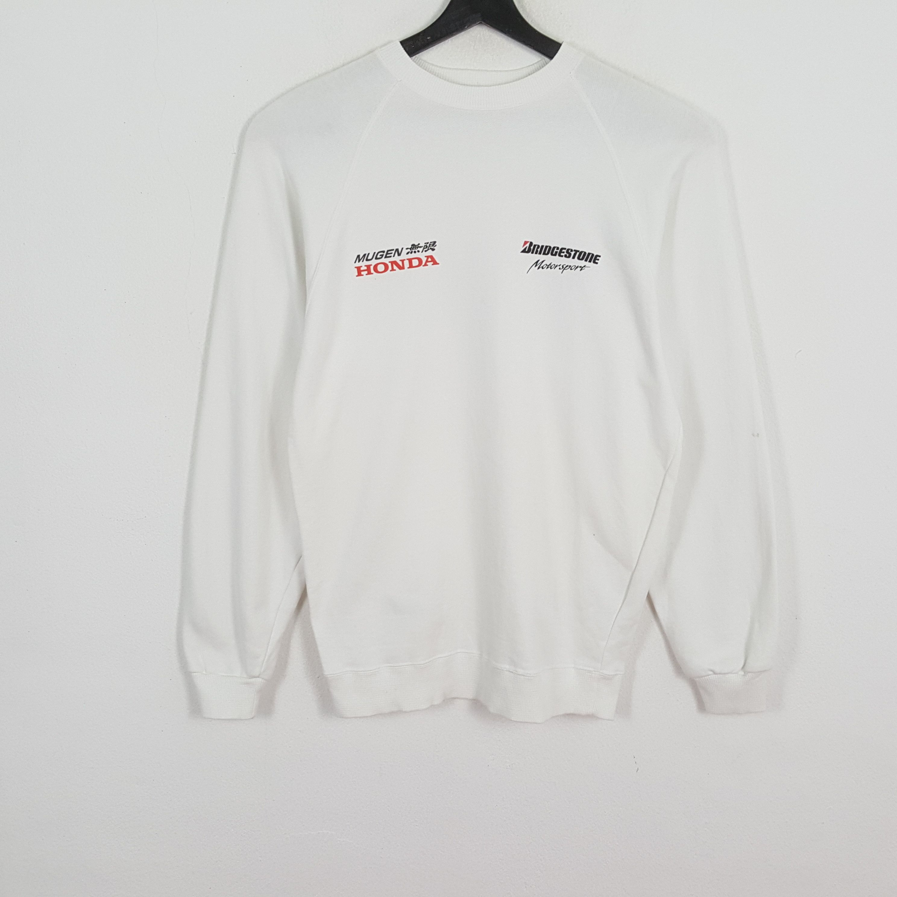Japanese Brand × Vintage BRIDGESTONE X MUGEN HONDA Motorsports Custom Art Sweatshirt Size US S / EU 44-46 / 1 - 3 Thumbnail
