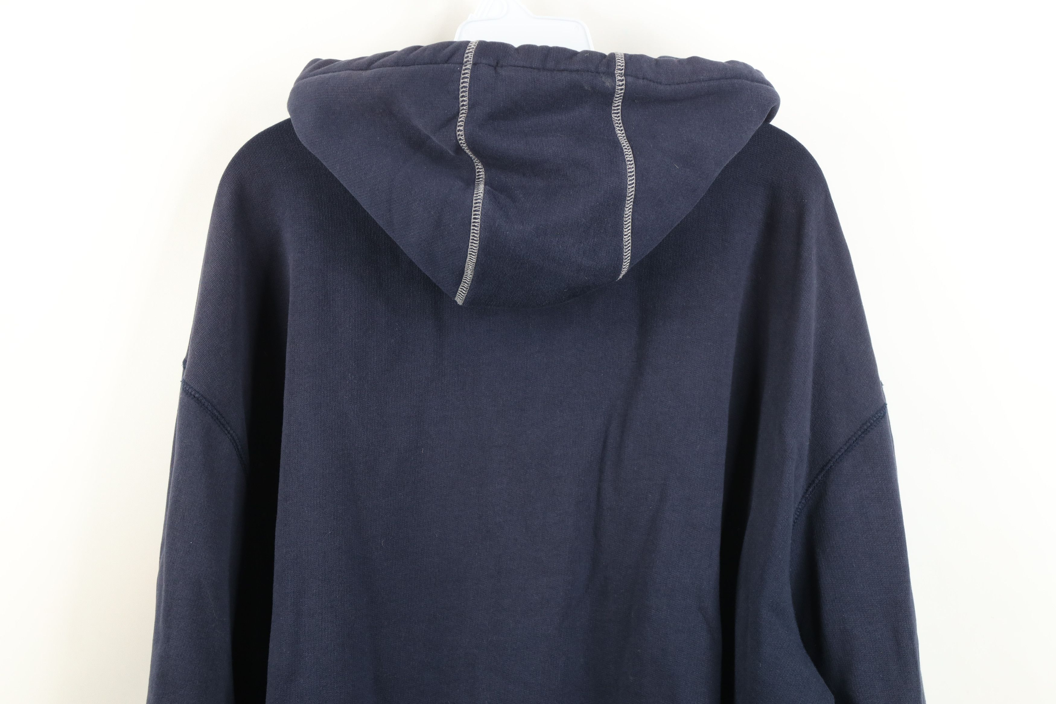 Tommy Hilfiger Vintage Y2K Tommy Hilfiger Spell Out Heavy Full Zip Hoodie Size US XXL / EU 58 / 5 - 15 Thumbnail