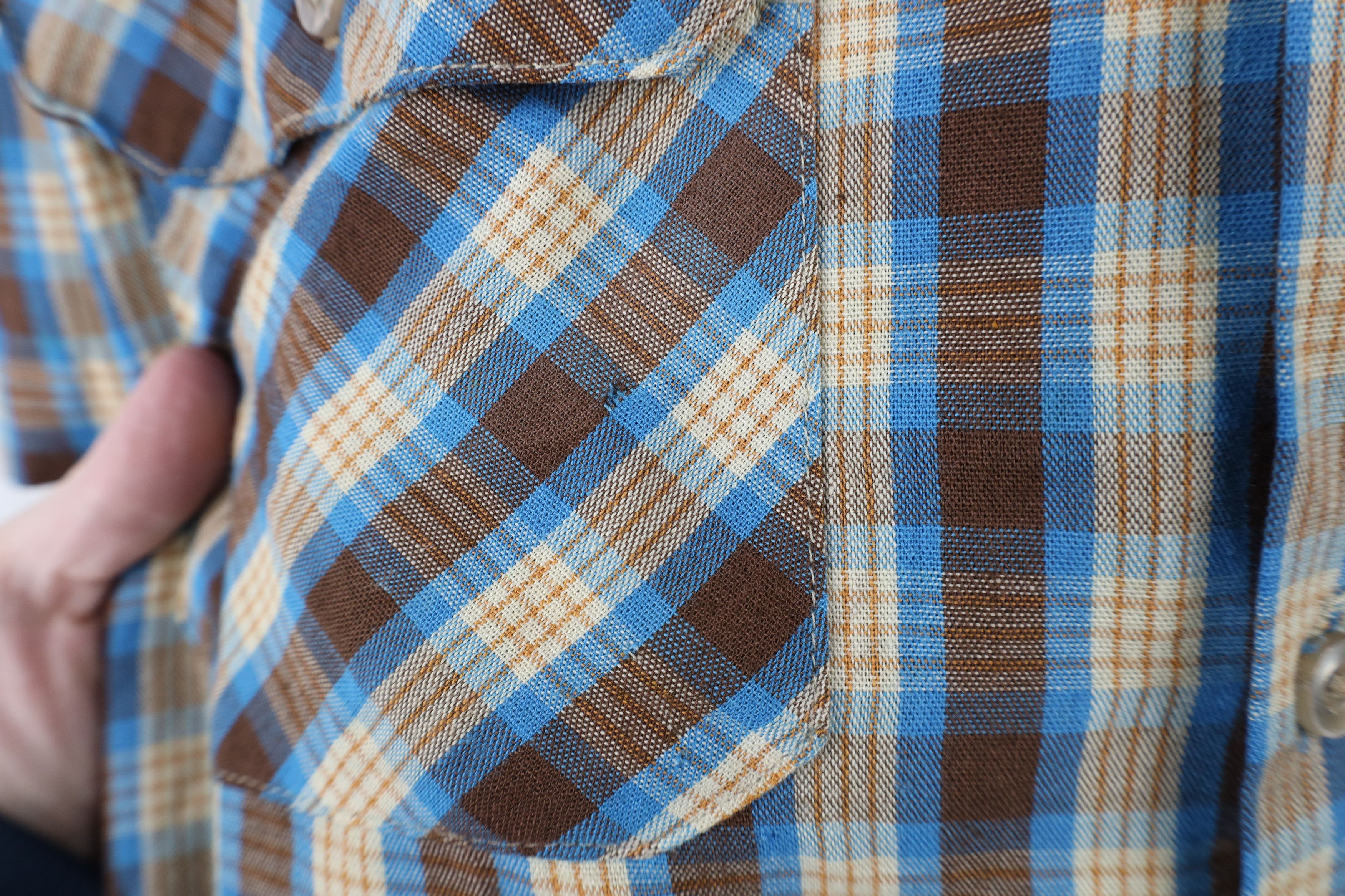Big Mac × Vintage Vintage 60s 70s Big Mac Pocket Short Sleeve Button Shirt USA Size US L / EU 52-54 / 3 - 5 Thumbnail