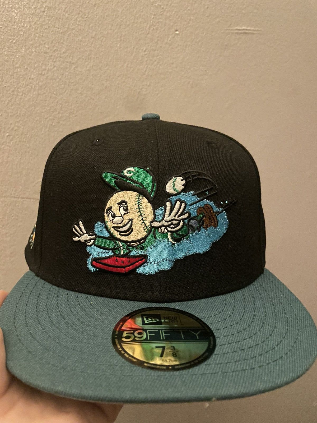 image of Myfitteds Cincinnati Reds 150Th Anniversary Luigi Mansion In in Green, Men's
