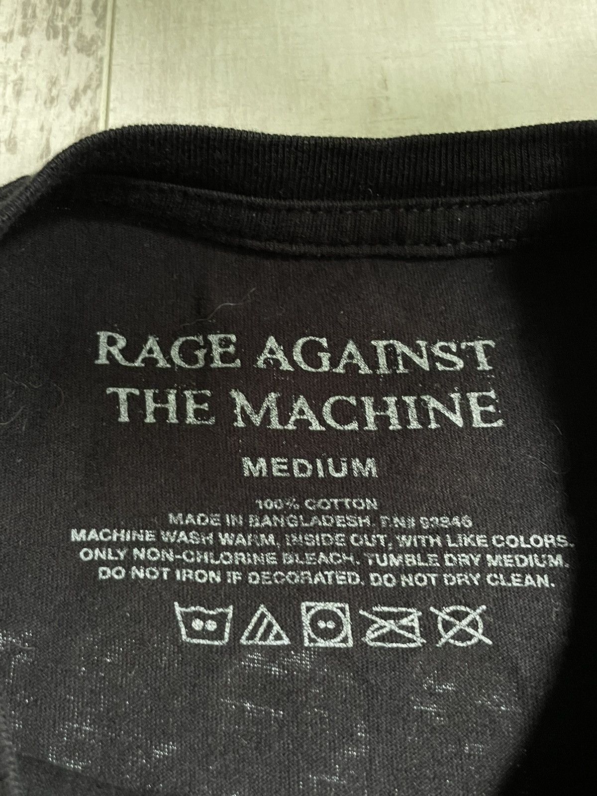 Rage Against The Machine Rage Against The Machine 2022 Tour T-Shirt Black RARE Size US M / EU 48-50 / 2 - 8 Thumbnail