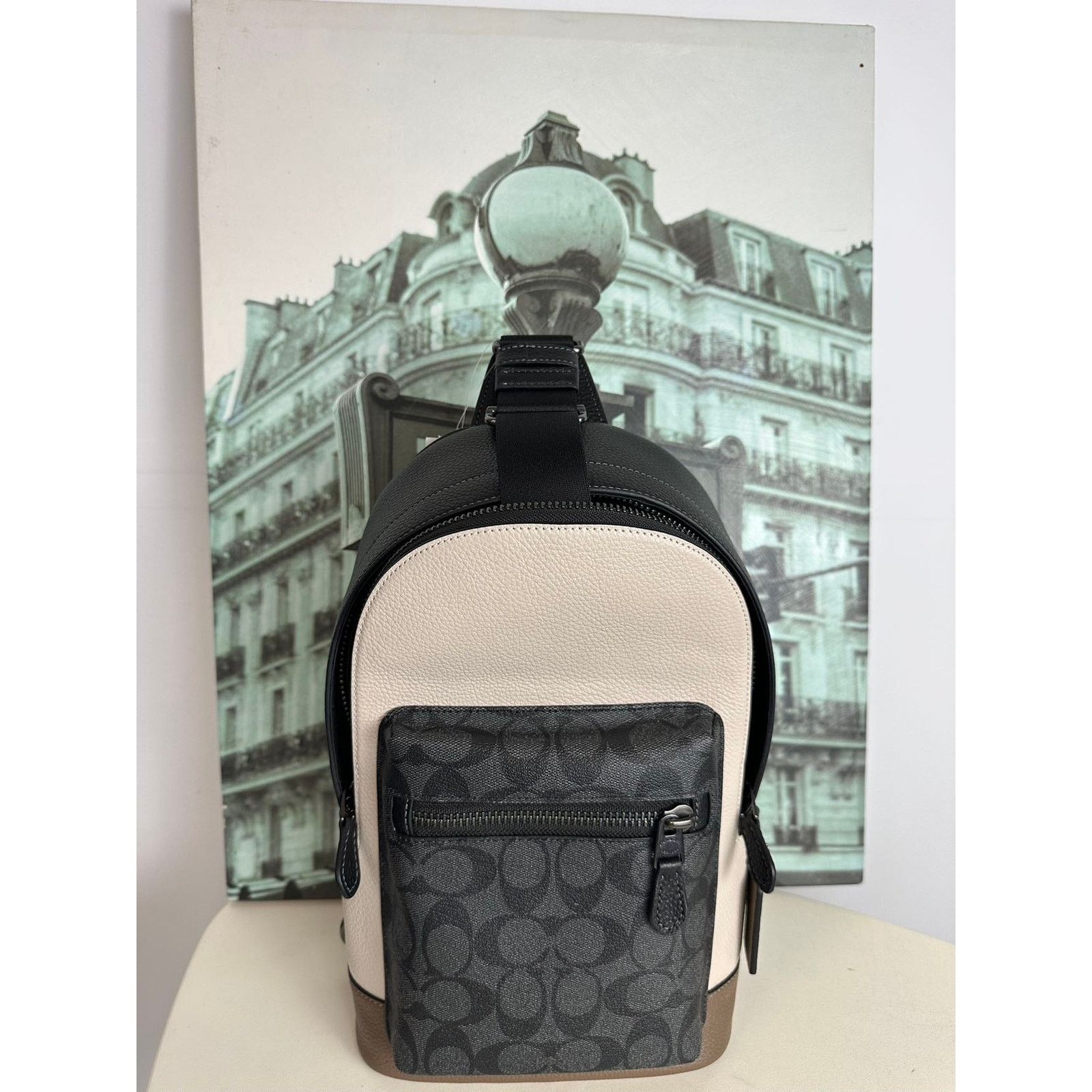 Coach Coach CT814 West Pack In Colorblock Signature Canvas IN Dark Size ONE SIZE - 2 Thumbnail