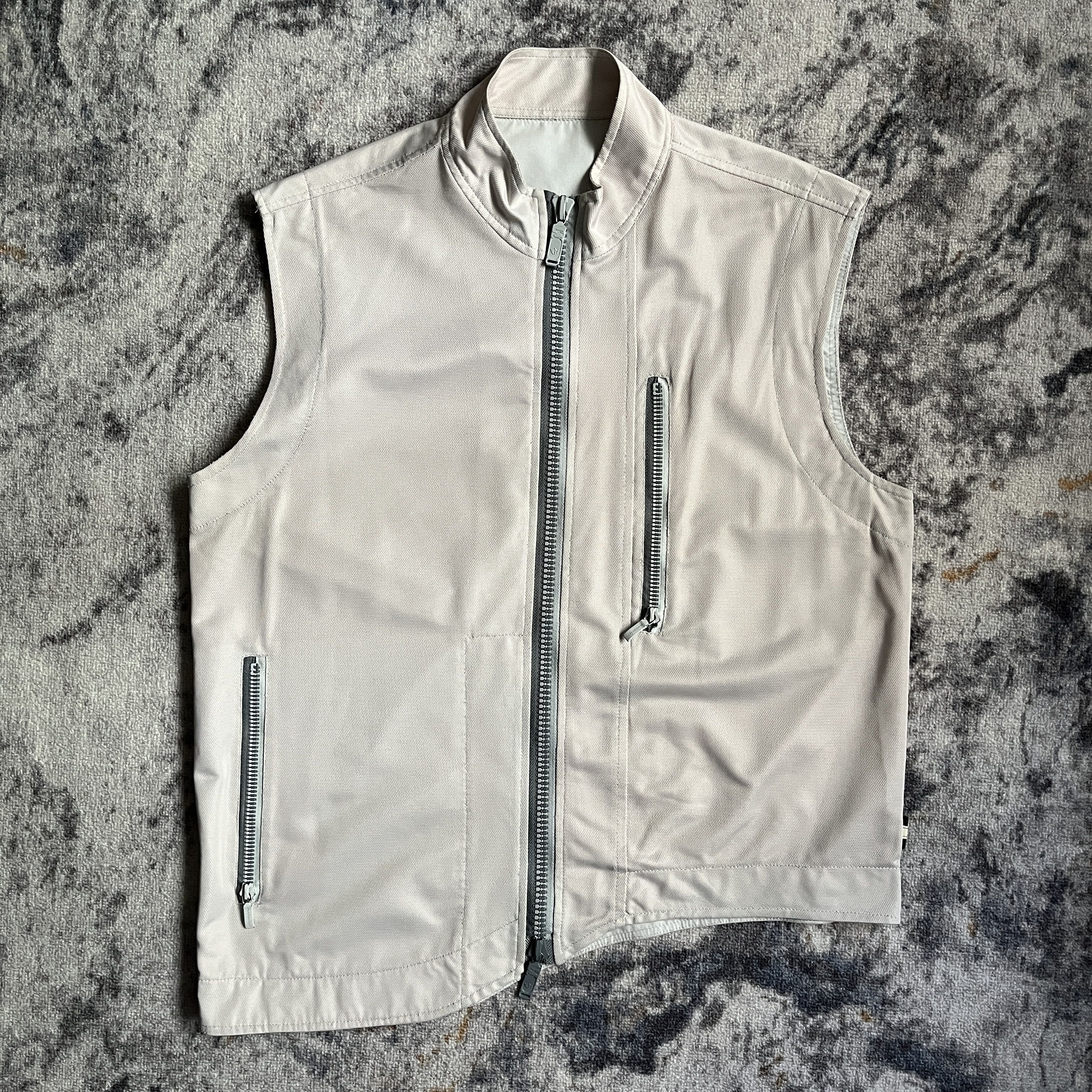 image of Late 1990's Maharishi Fine Mesh Asymmetric Vest, Men's (Size Large)