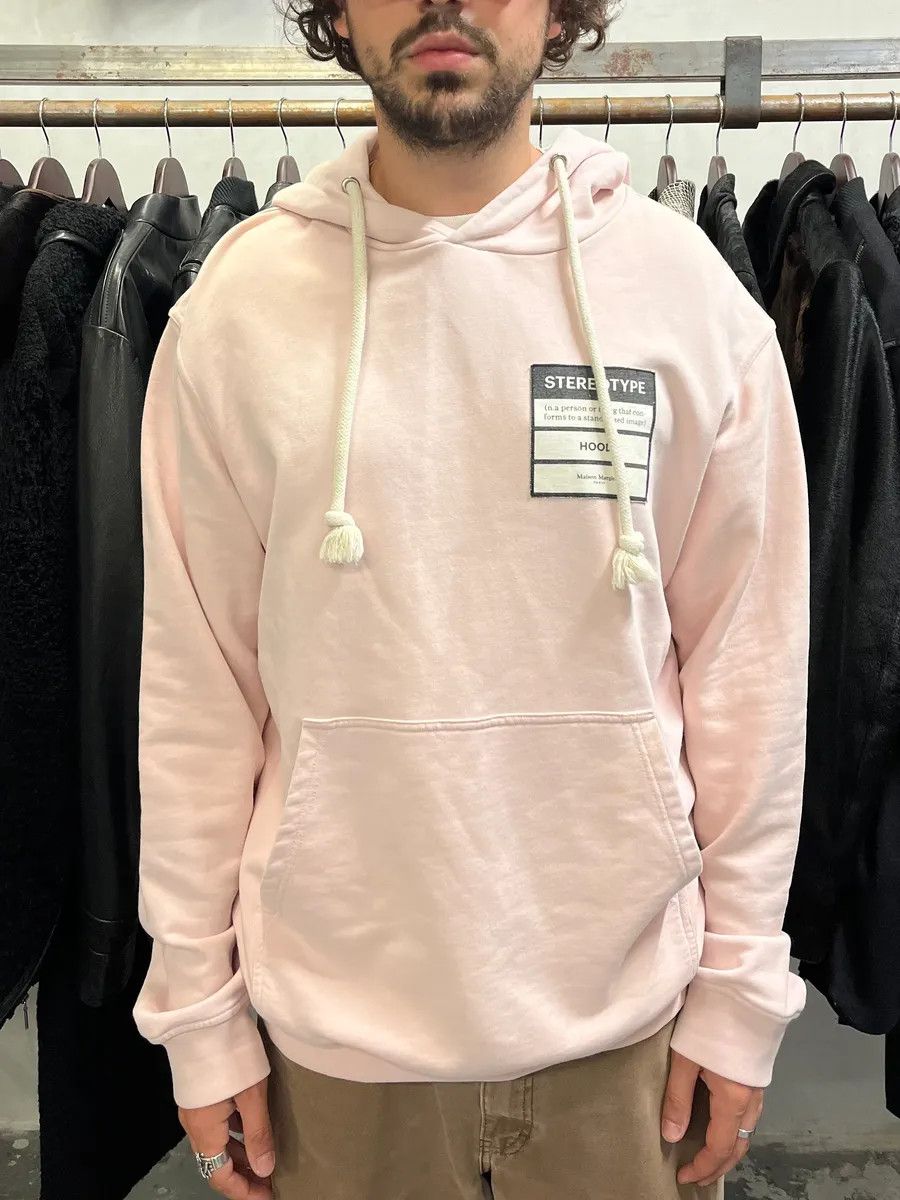 Maison Margiela SS2020 Maison Margiela Stereotype Pink Signature Hoodie Size US L / EU 52-54 / 3 - 1 Thumbnail