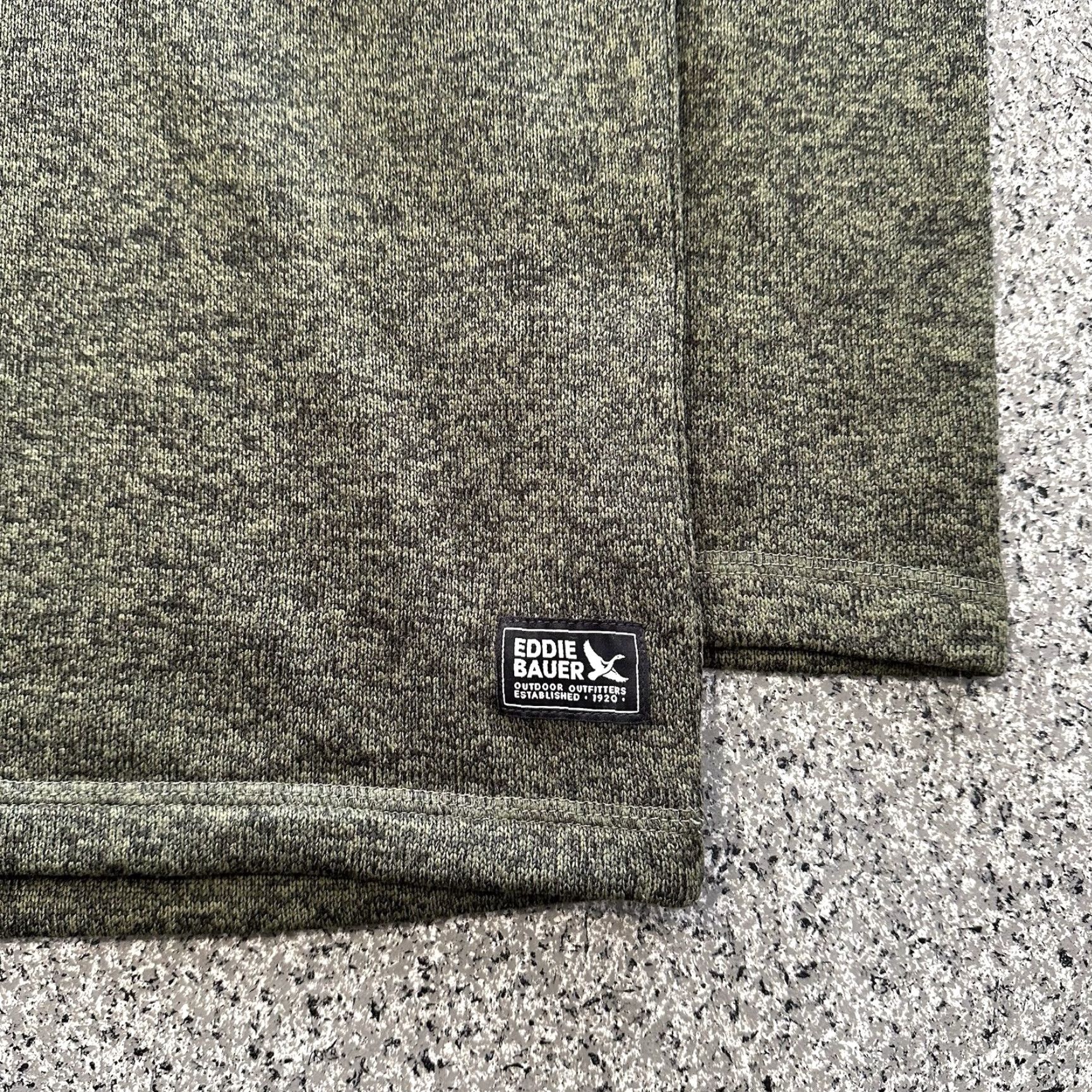 Eddie Bauer Eddie Bauer Radiator Fleece 1/4 Zip Pullover Mens M Green Long Sleeve Mock Neck Sweater 1/4 Zip Outdoor Hoodie Size US M / EU 48-50 / 2 - 2 Thumbnail