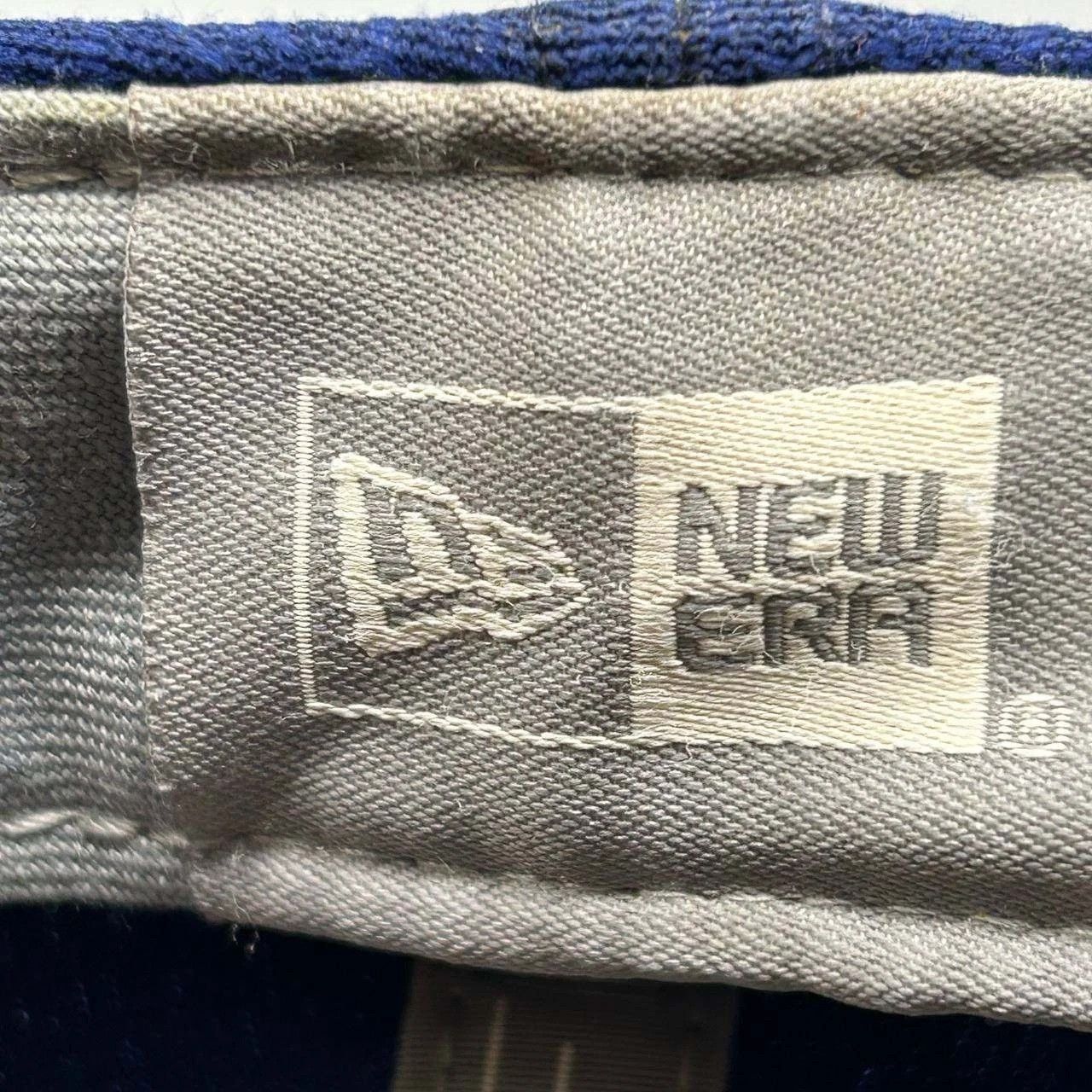 New Era Los Angeles LA Dodgers Hat Men 8 Blue Gray Fitted Cap Size ONE SIZE - 5 Thumbnail