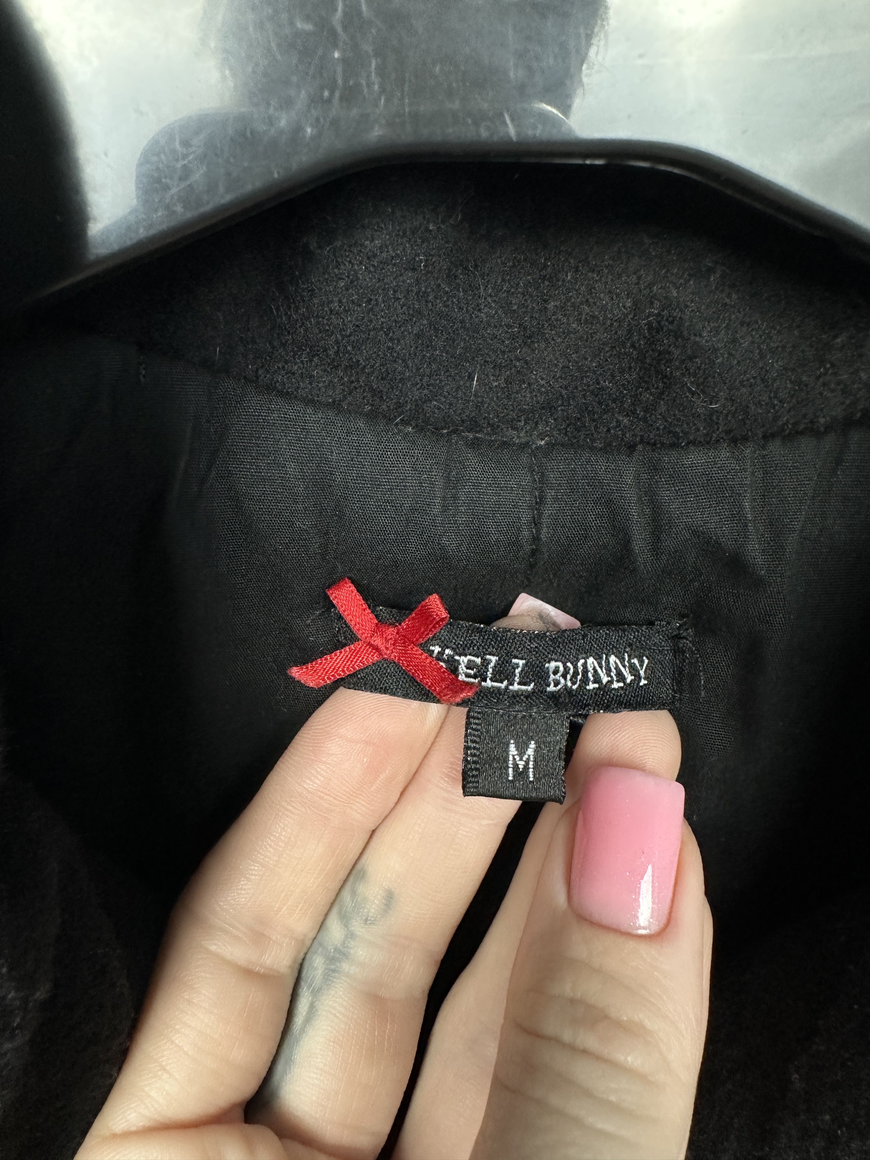 20471120 Hell Bunny Womens Avant Garde Jacket Size M / US 6-8 / IT 42-44 - 5 Thumbnail