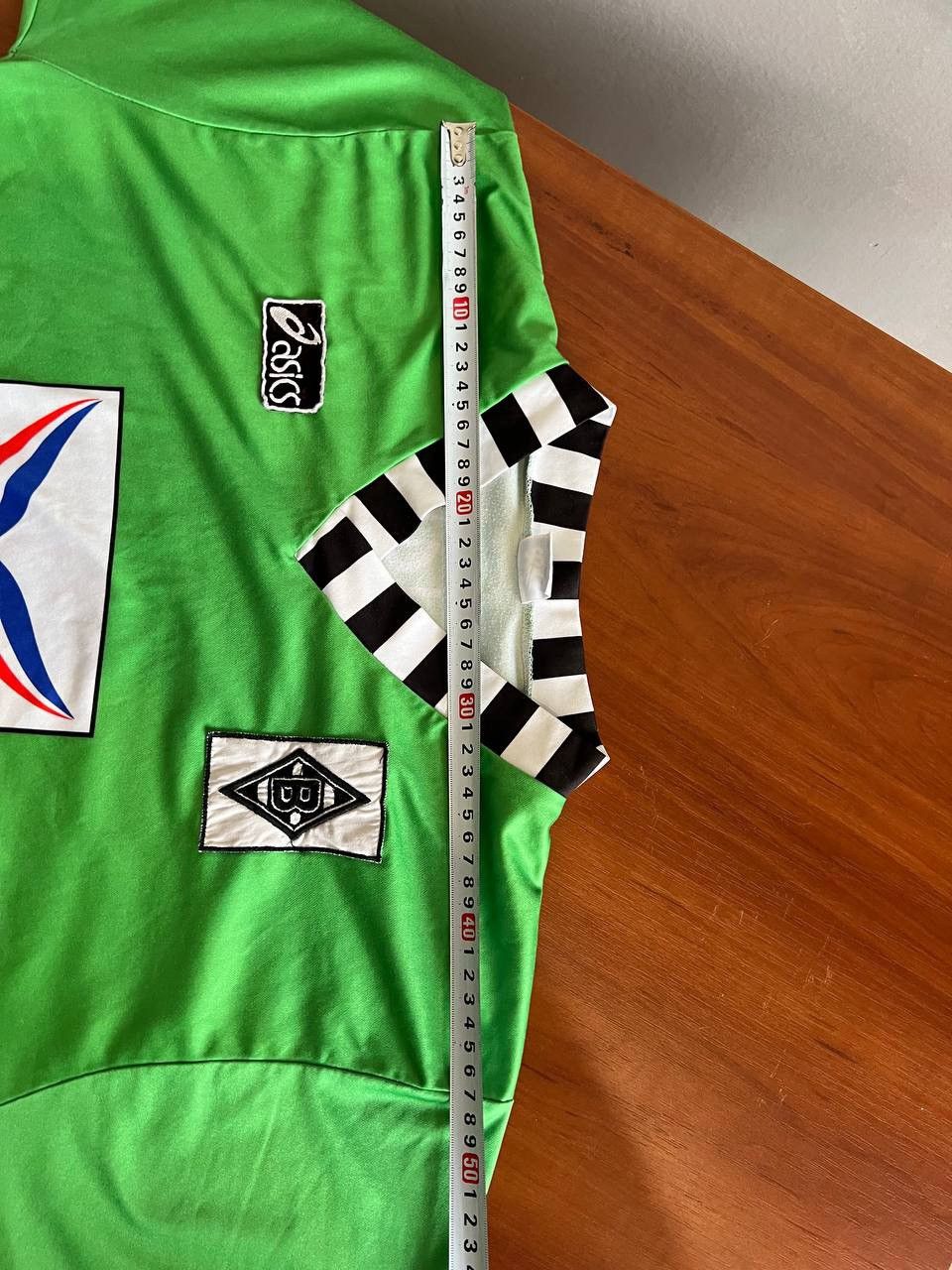 Borussia Mönchengladbach asics Junioren Matchworn Trikot 1994/95 + Nr