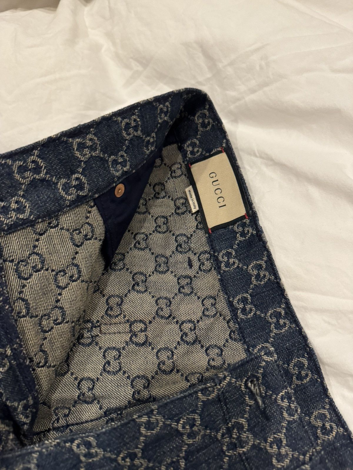 Gucci Gucci Eco Washed GG Denim Pants Size US 32 / EU 48 - 8 Thumbnail