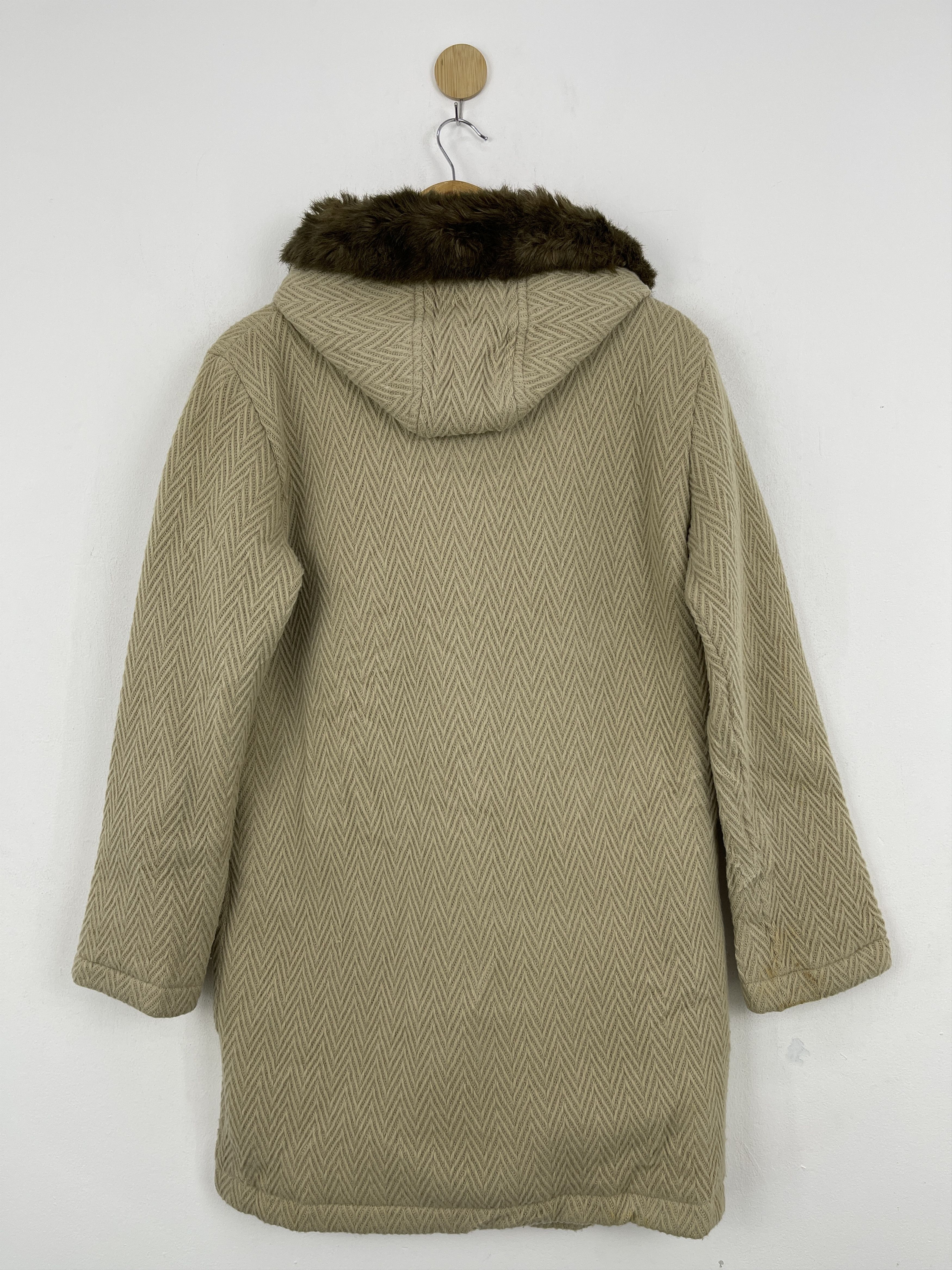 If Six Was Nine Vtg Catherine Harnel Dufle Coat Sherpa Hooded Jacket JA0085 Size US M / EU 48-50 / 2 - 2 Thumbnail
