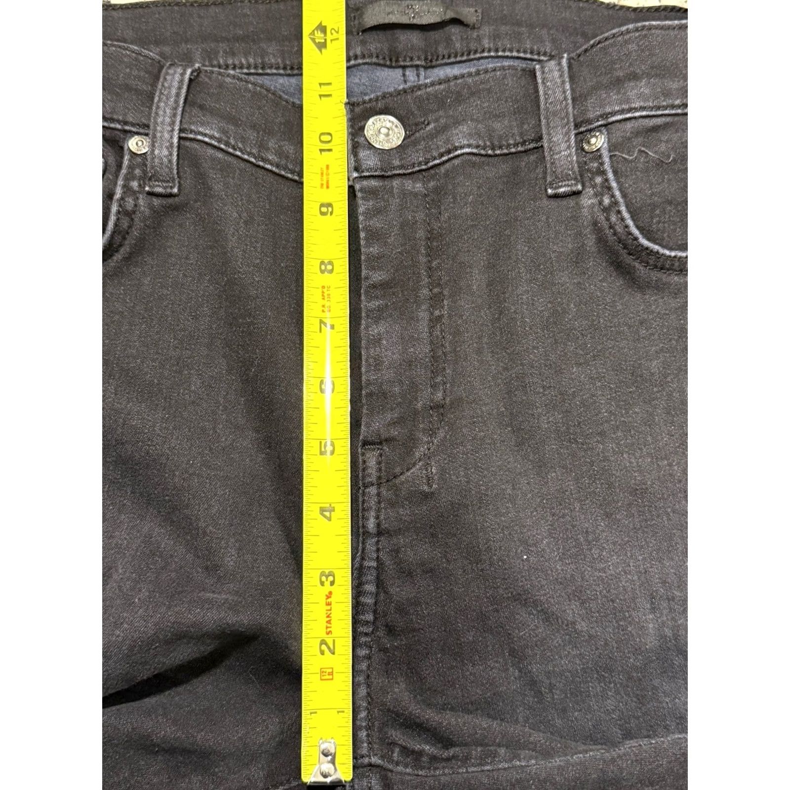 7 For All Mankind 7 For All Mankind Women Jeans Black Rose Size 24" / US 00 / IT 34 - 4 Thumbnail