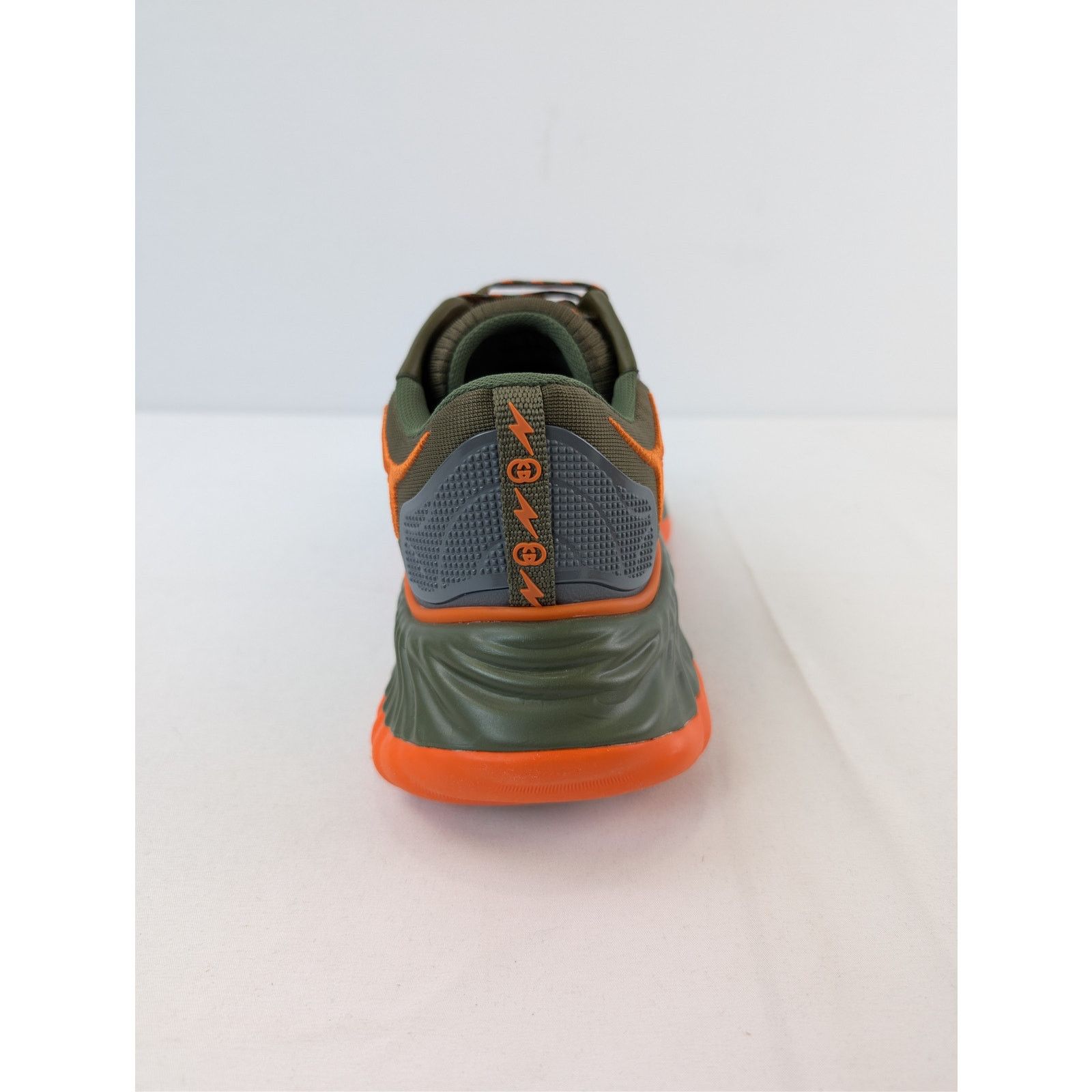 Gucci o1rshd1 Ripple Mesh Low Top Sneakers in Green / Orange Size US 8 / EU 41 - 15 Thumbnail